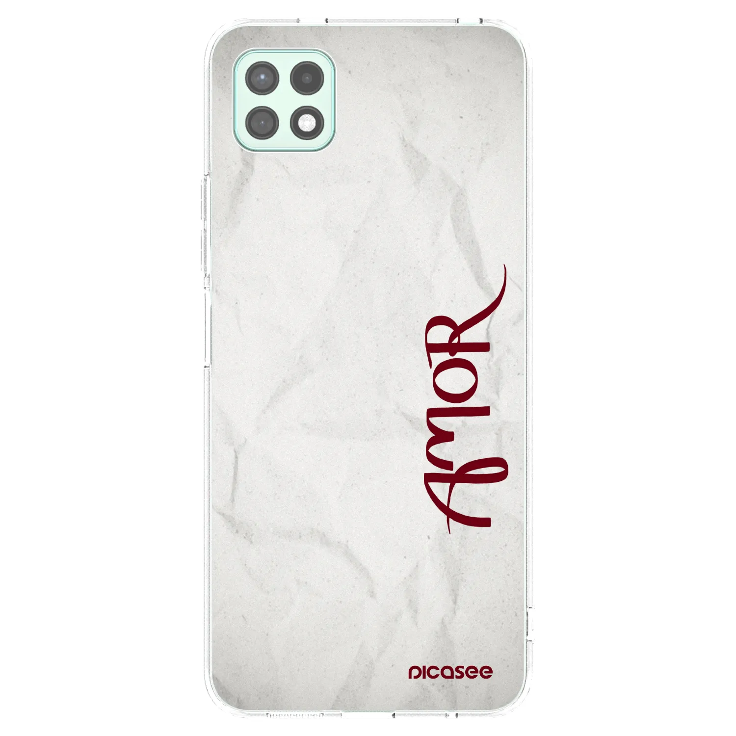Picasee silikonska prozirna maskica za Samsung Galaxy A22 A226B 5G - Amor