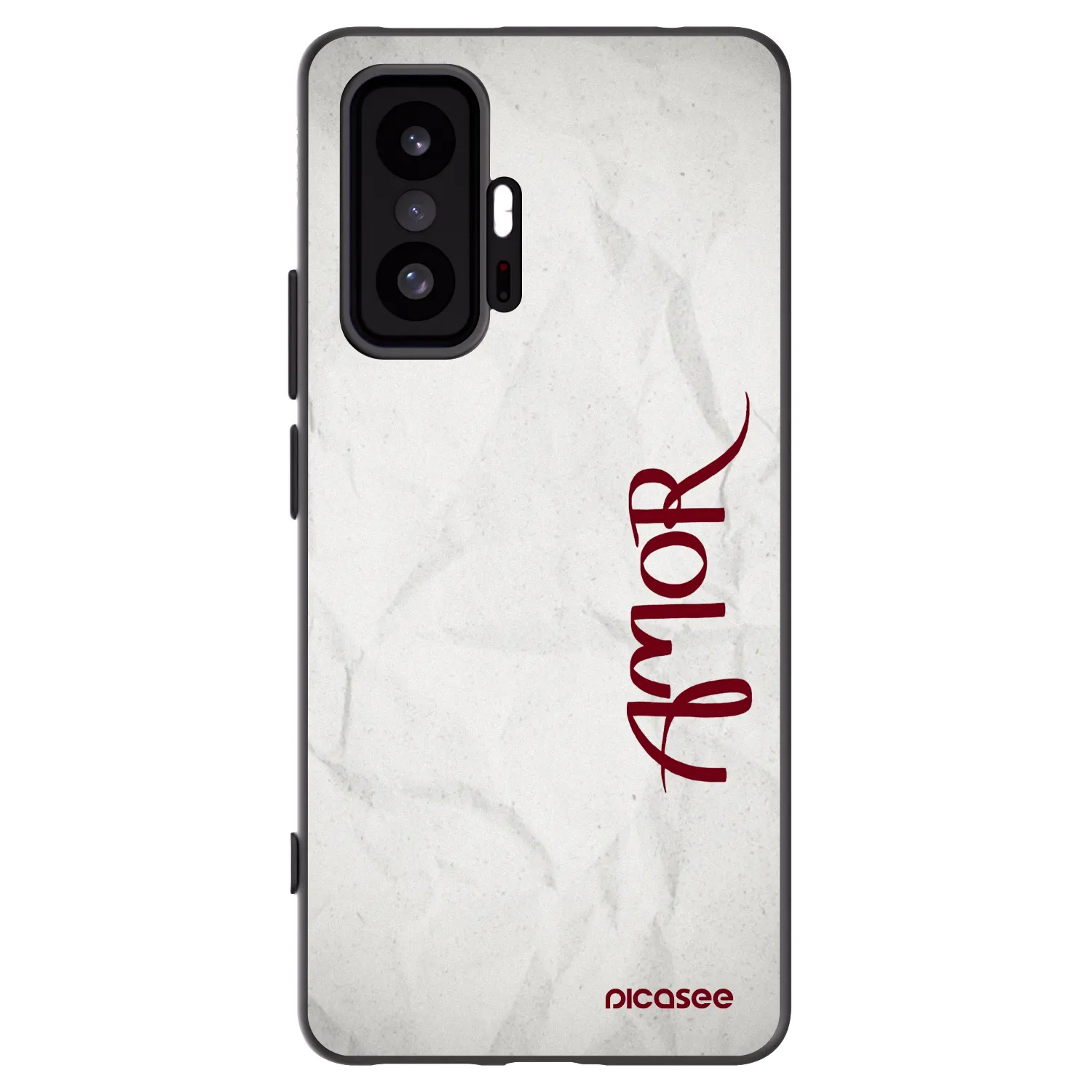 Picasee crna silikonska maskica za Xiaomi 11T - Amor
