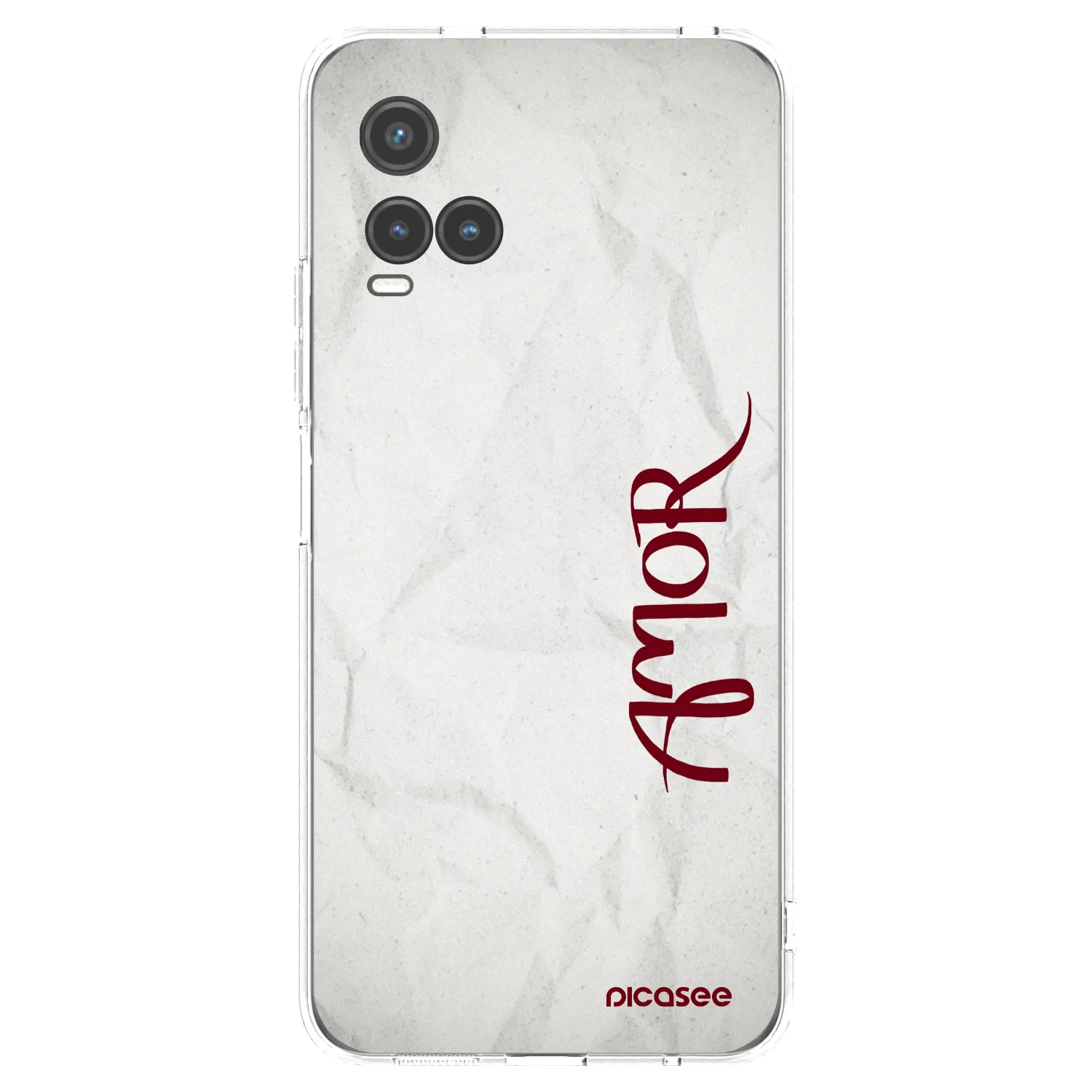Picasee silikonska prozirna maskica za Vivo Y33s - Amor