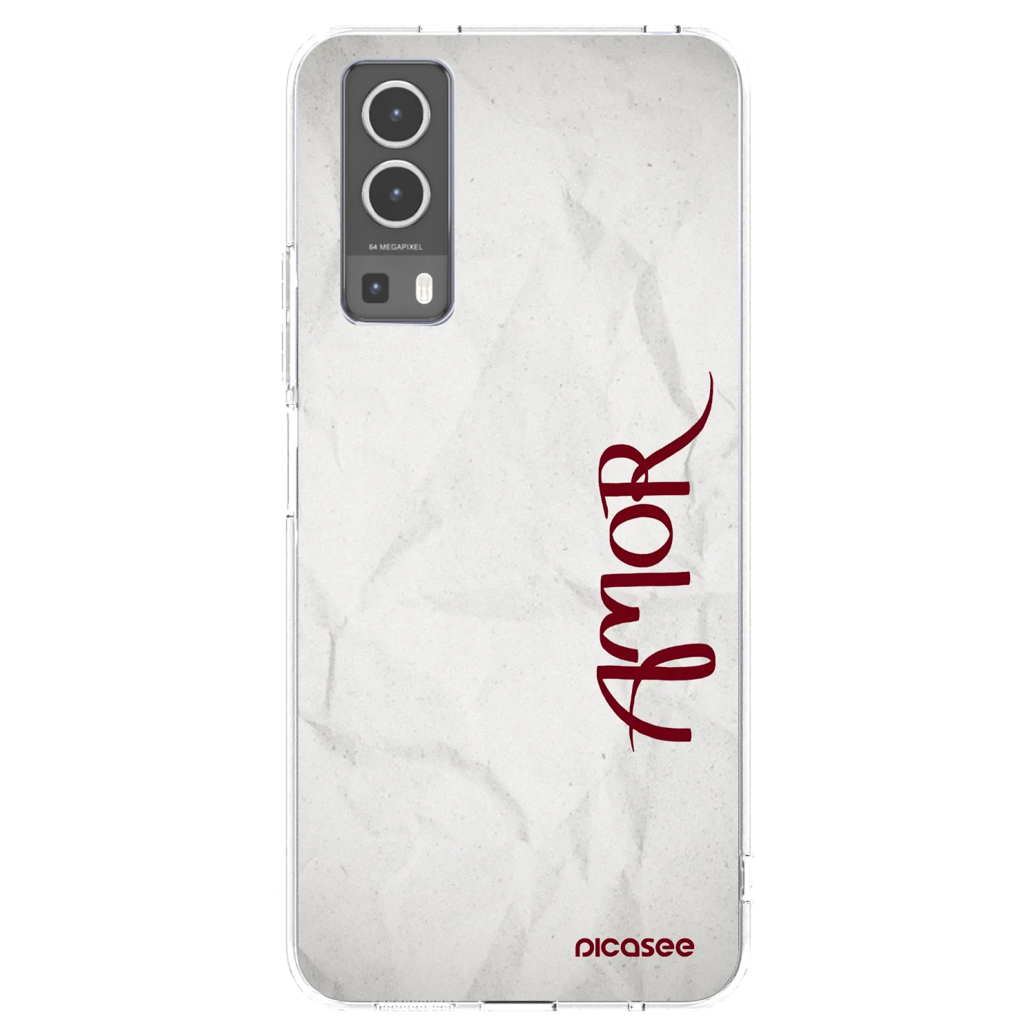 Picasee silikonska prozirna maskica za Vivo Y72 5G - Amor