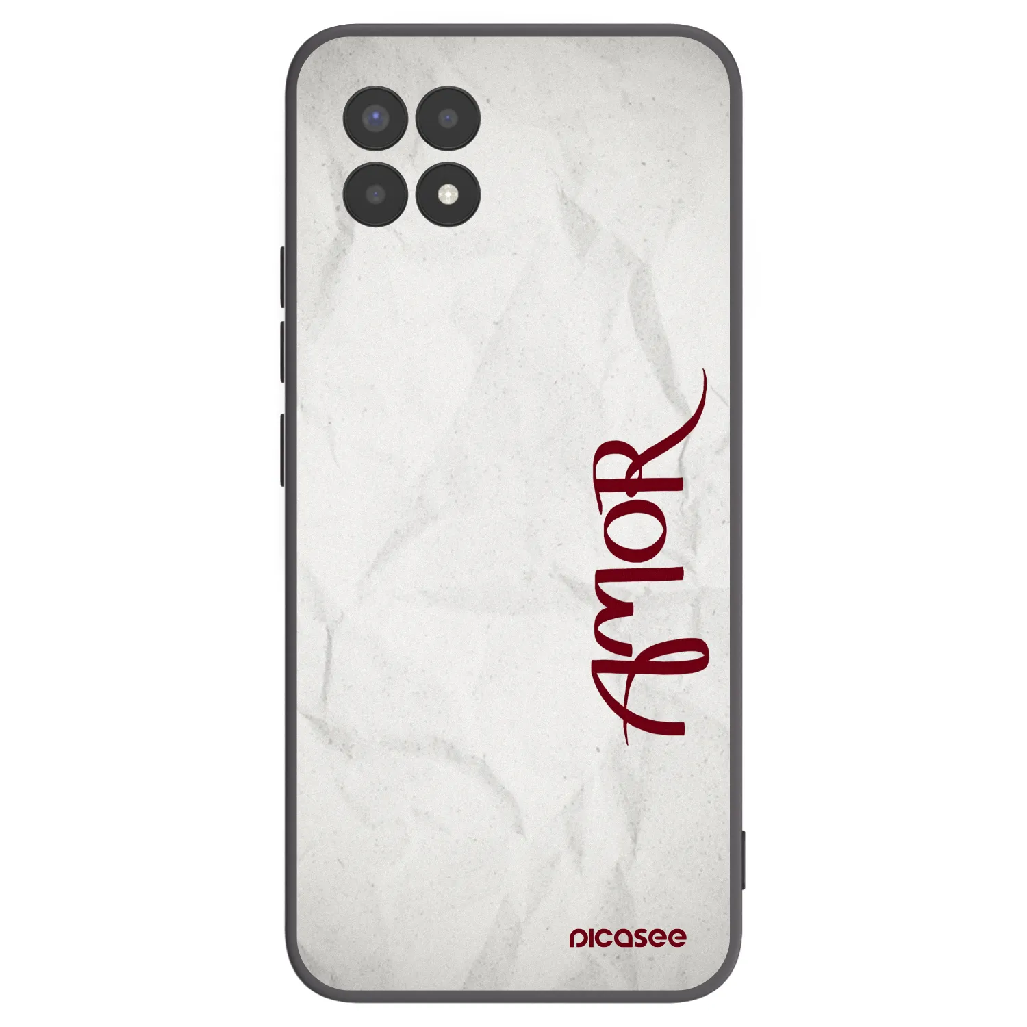 Picasee crna silikonska maskica za Realme 8i - Amor