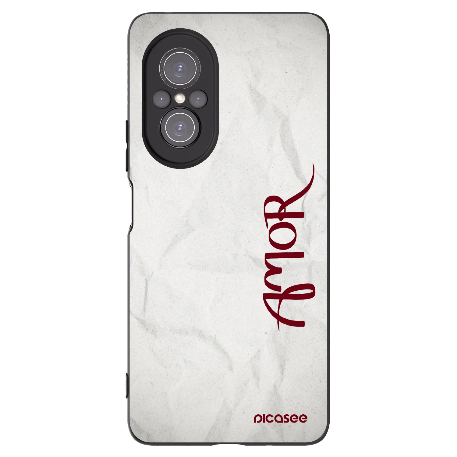 Picasee crna silikonska maskica za Huawei Nova 9 SE - Amor