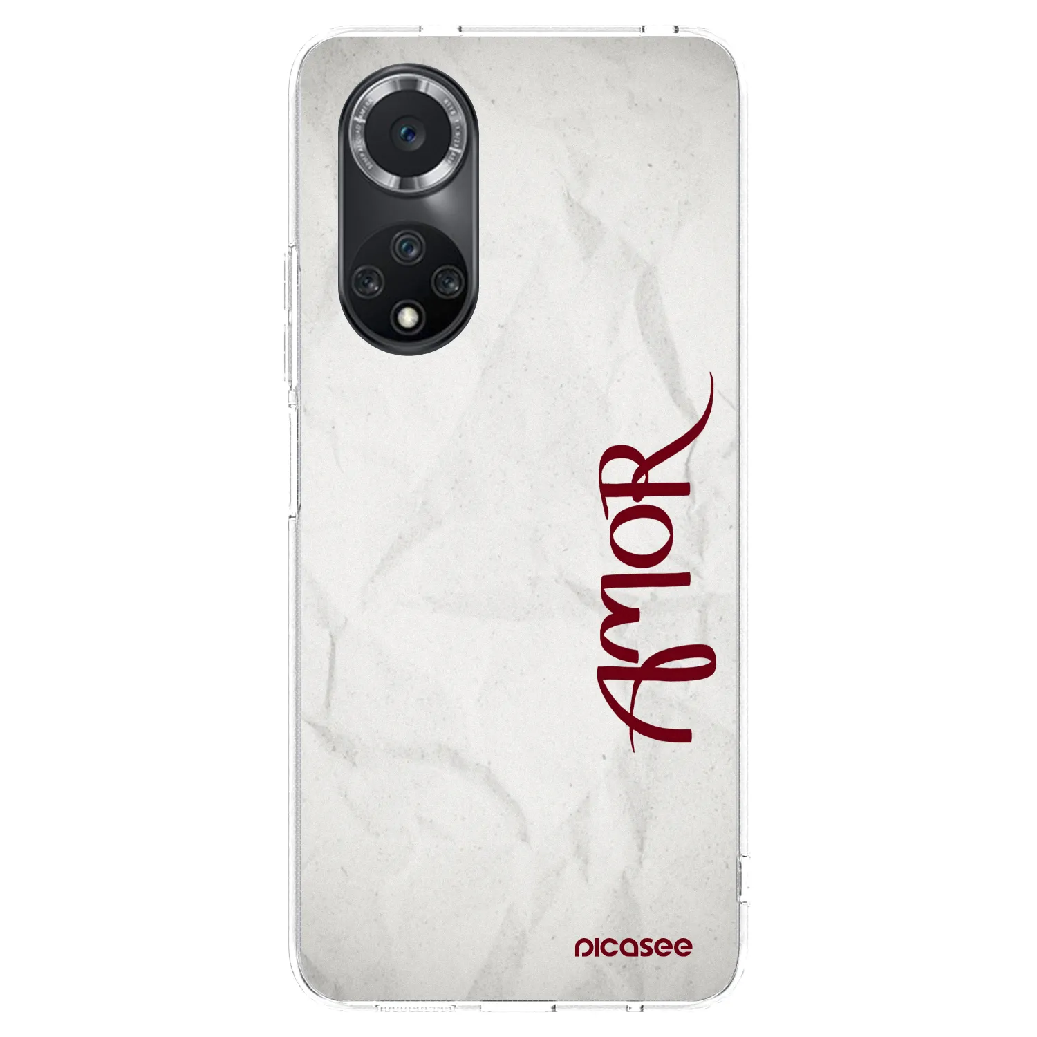 Picasee silikonska prozirna maskica za Huawei Nova 9 SE - Amor