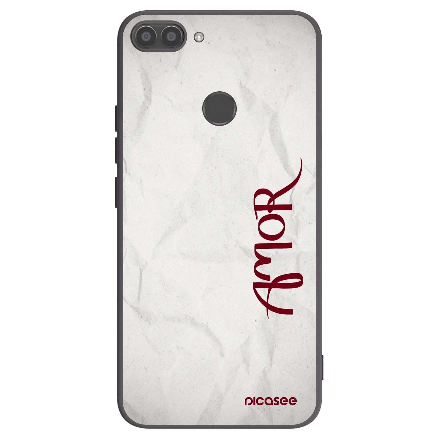 Picasee crna silikonska maskica za Huawei P Smart - Amor