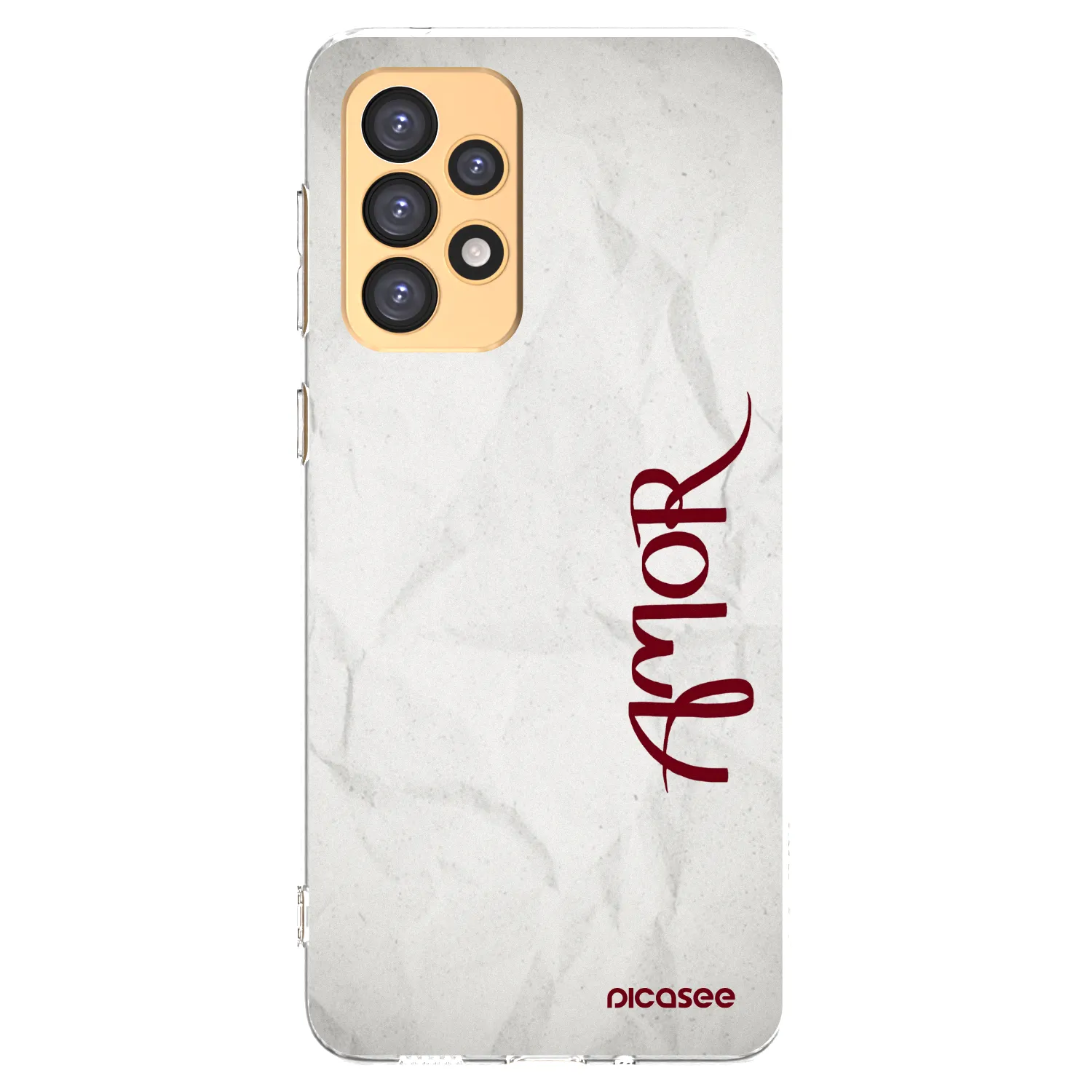 Picasee silikonska prozirna maskica za Samsung Galaxy A33 5G A336 - Amor