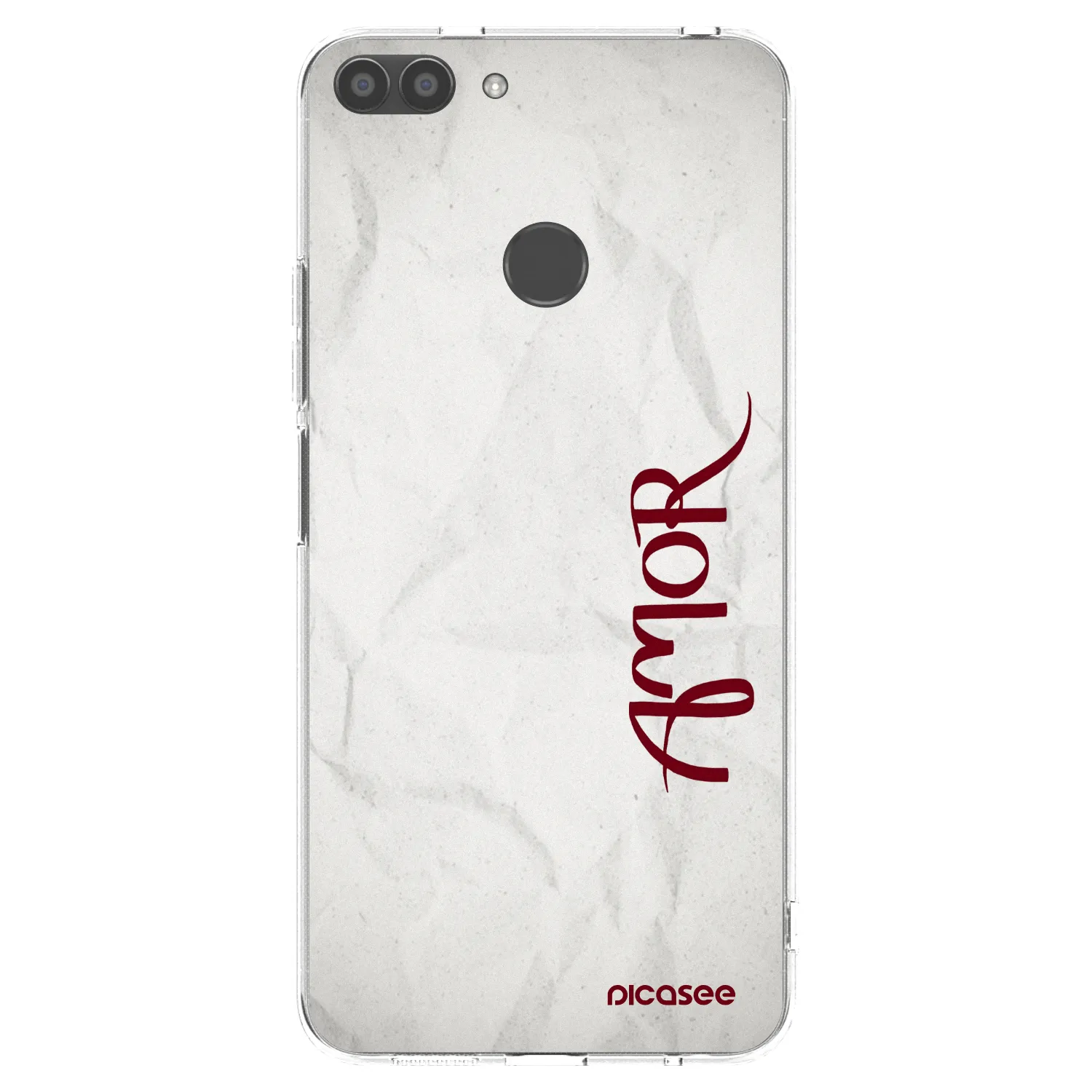 Picasee silikonska prozirna maskica za Huawei P Smart - Amor