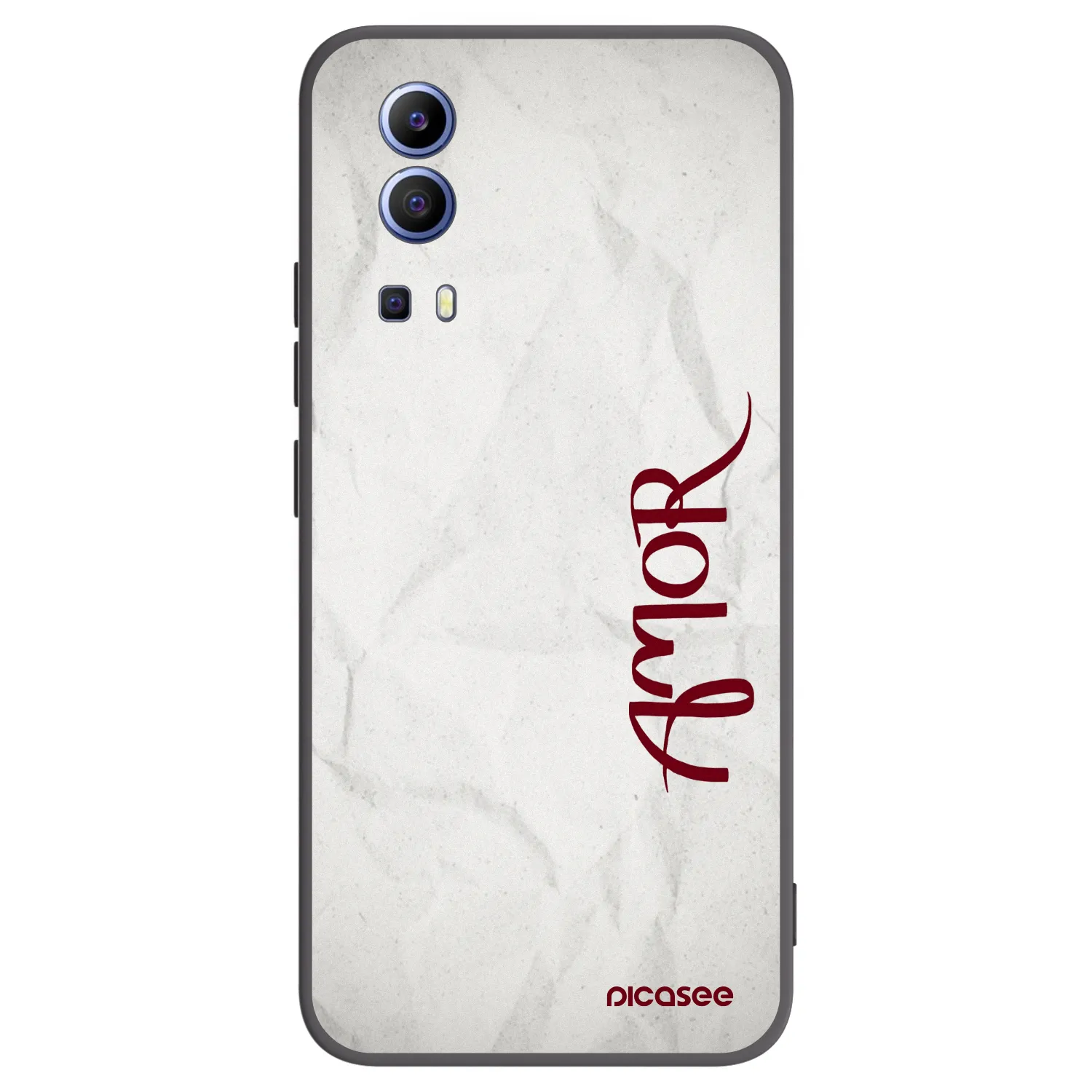 Picasee crna silikonska maskica za Vivo Y52 5G - Amor