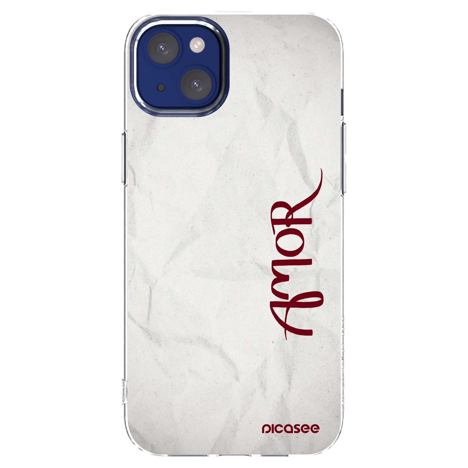 Picasee silikonska prozirna maskica za Apple iPhone 14 Plus - Amor