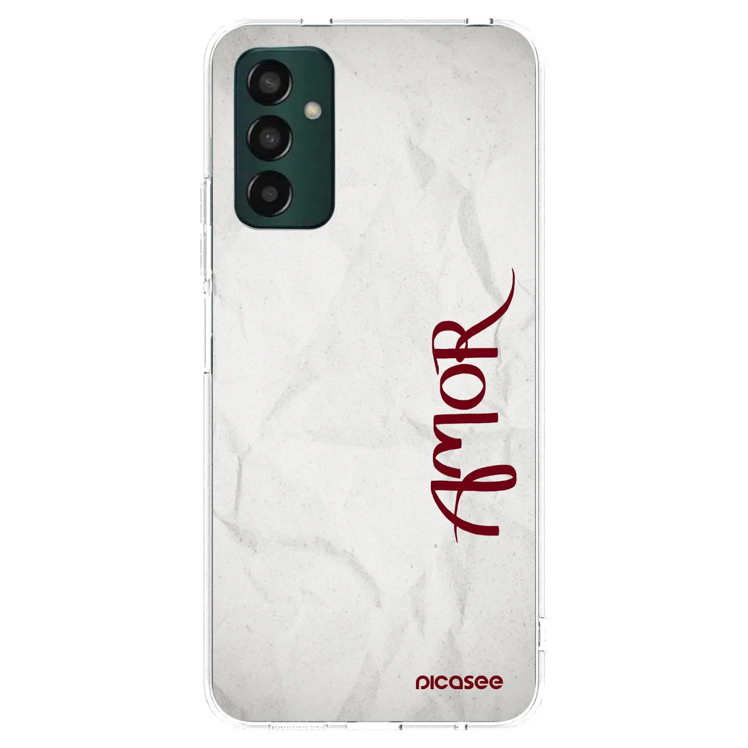 Picasee silikonska prozirna maskica za Samsung Galaxy M13 M135F - Amor