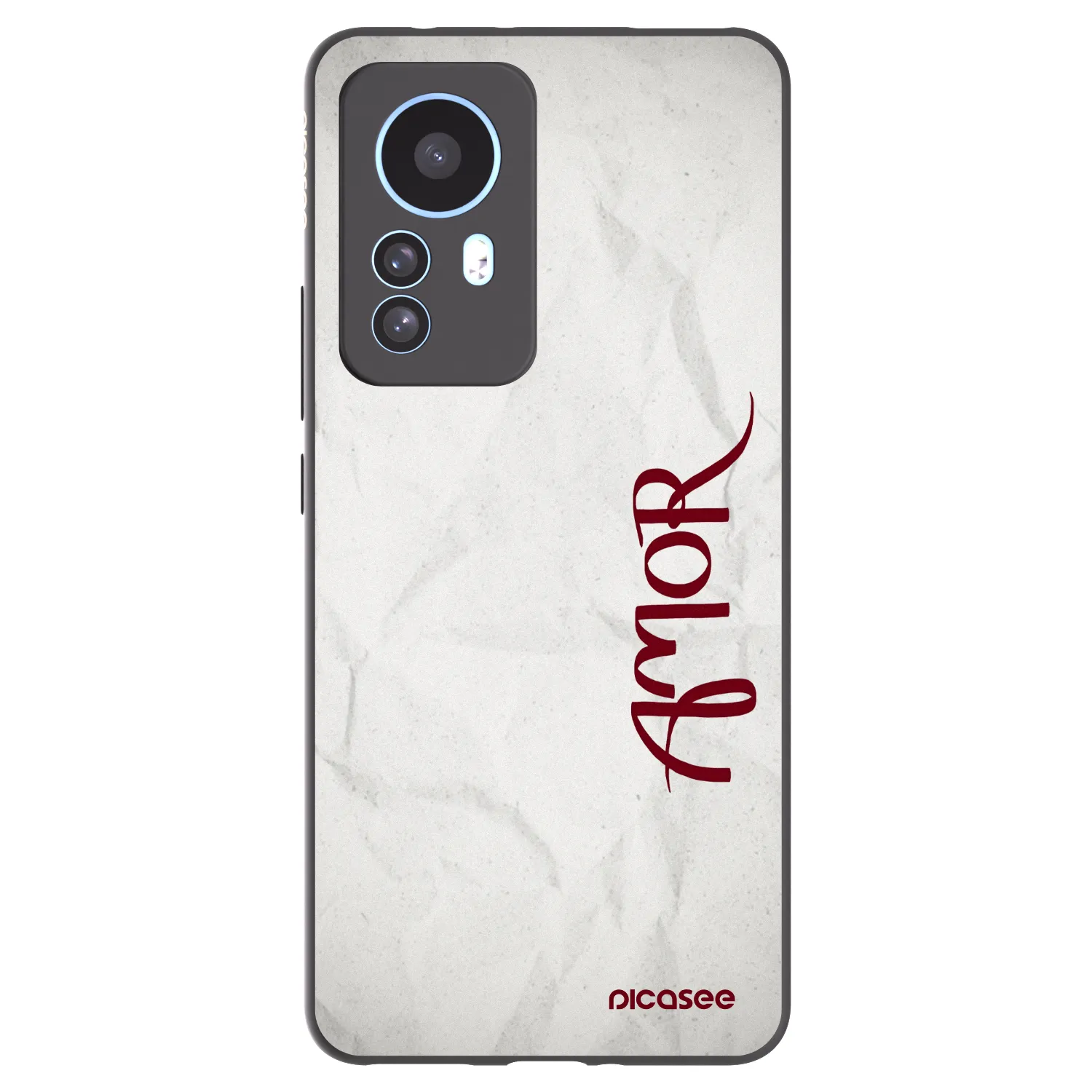 Picasee crna silikonska maskica za Xiaomi 12T Pro - Amor