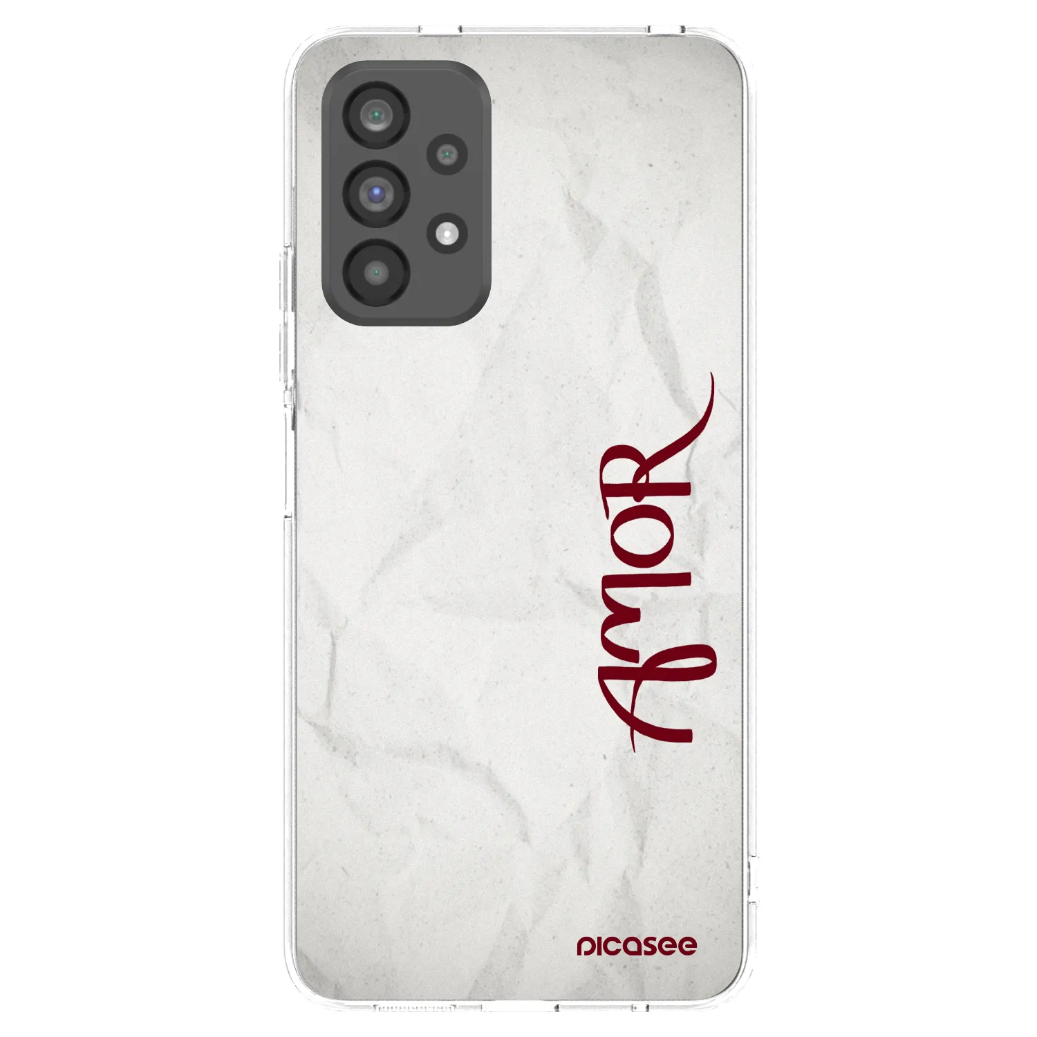 Picasee silikonska prozirna maskica za Samsung Galaxy A73 5G - Amor