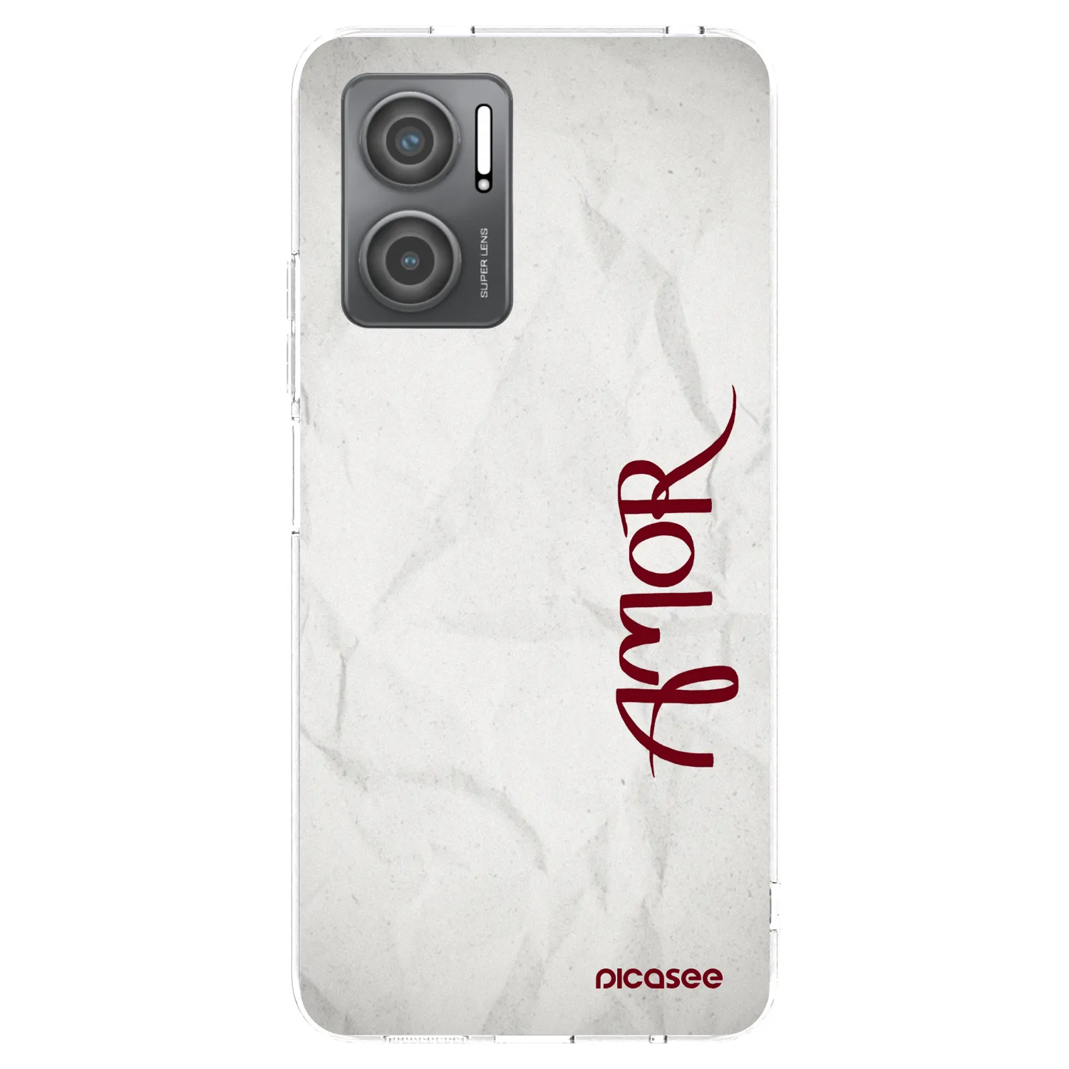 Picasee silikonska prozirna maskica za Xiaomi Redmi 10 5G - Amor
