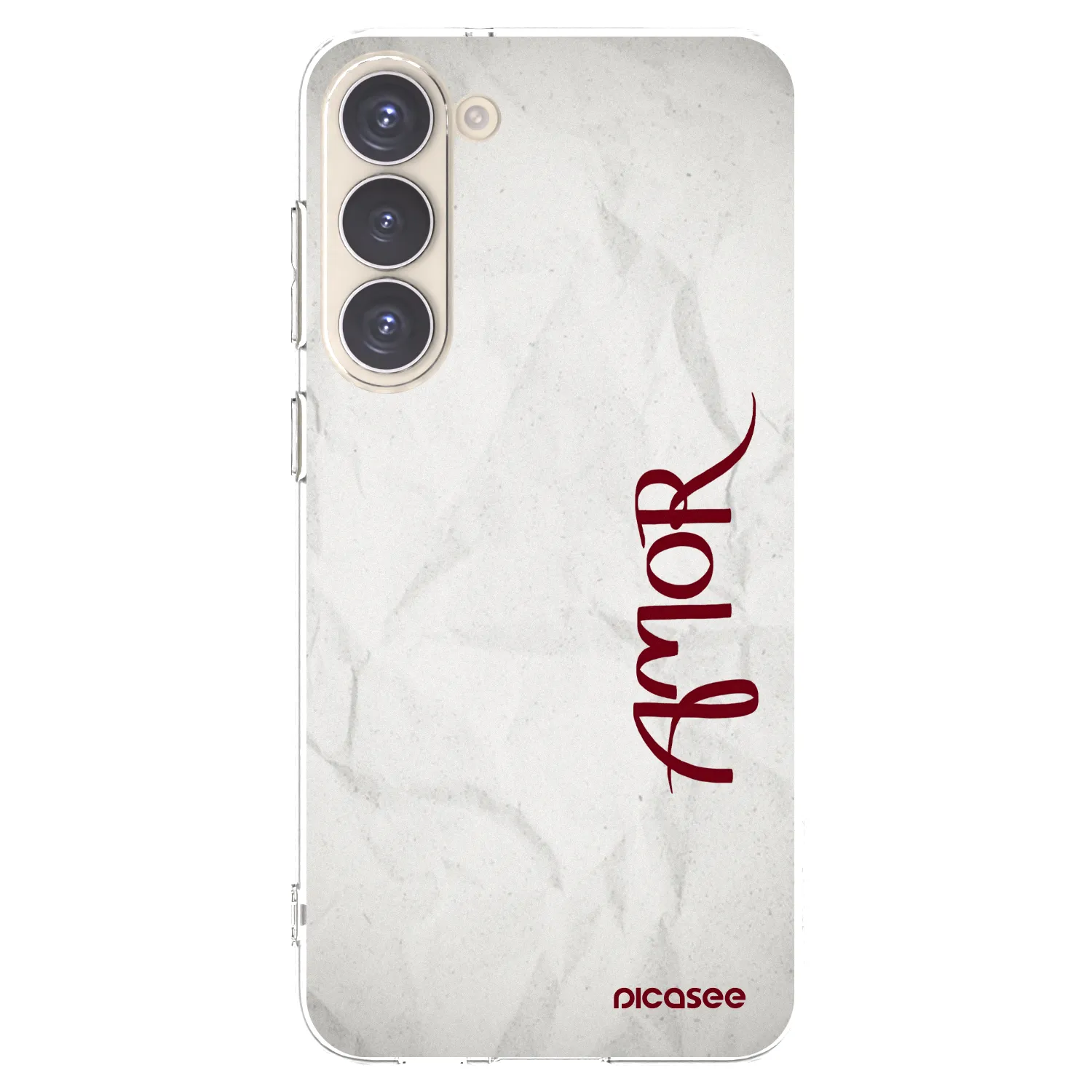 Picasee silikonska prozirna maskica za Samsung Galaxy S23+ 5G - Amor