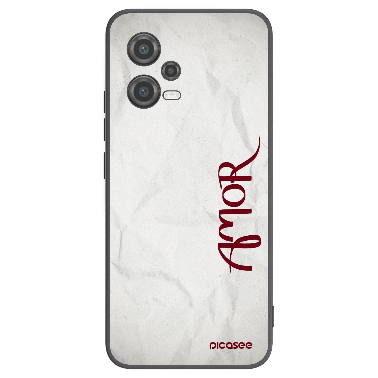 Picasee crna silikonska maskica za Xiaomi Poco X5 - Amor