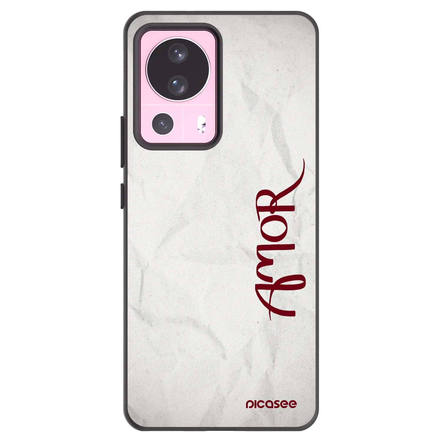 Picasee crna silikonska maskica za Xiaomi 13 Lite - Amor