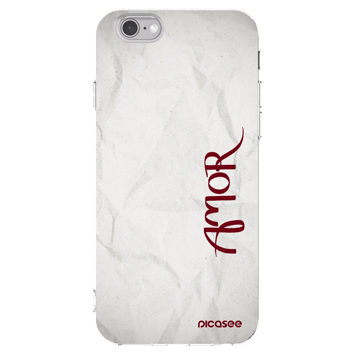 Picasee silikonska prozirna maskica za Apple iPhone 6/6S - Amor