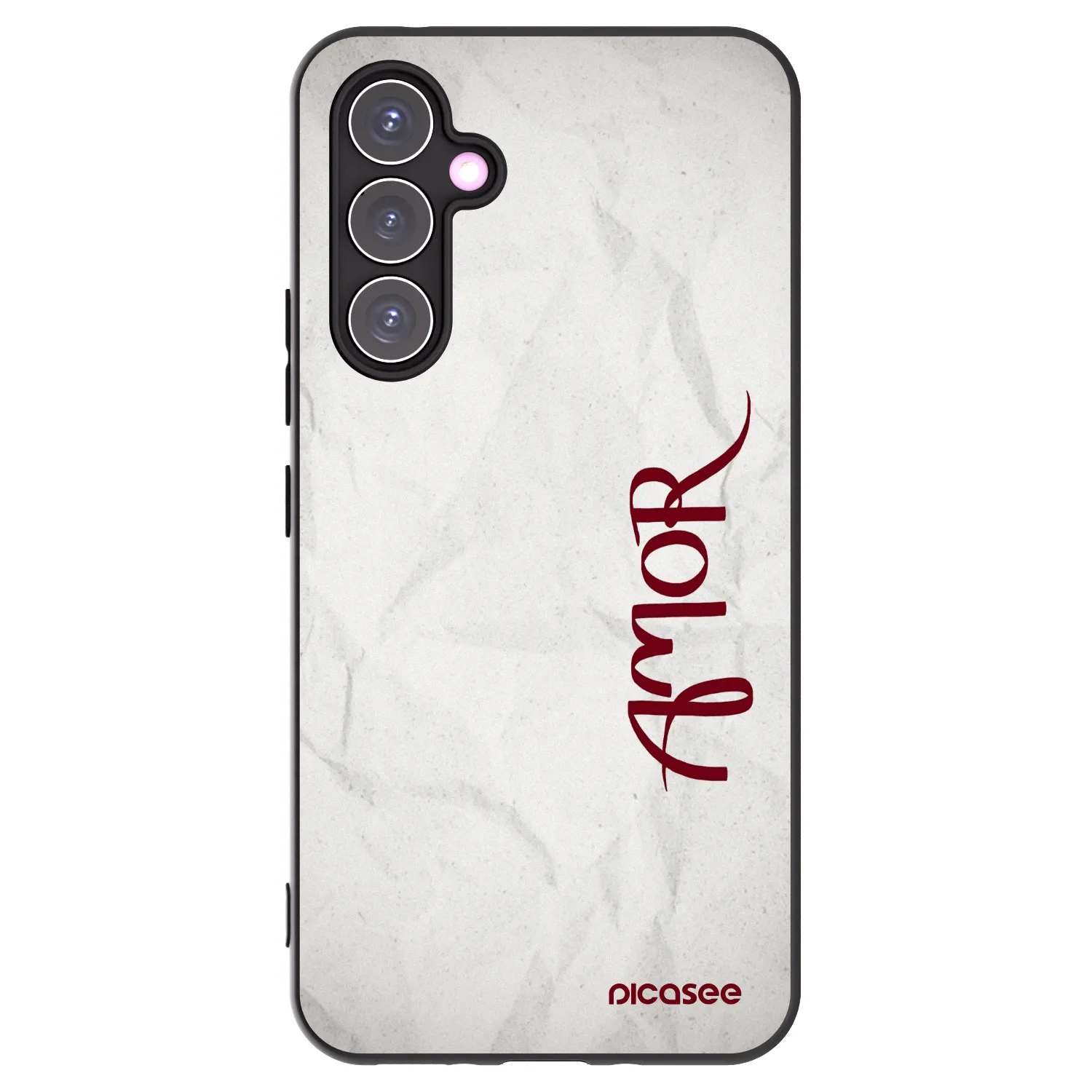 Picasee crna silikonska maskica za Samsung Galaxy A54 5G A546B - Amor