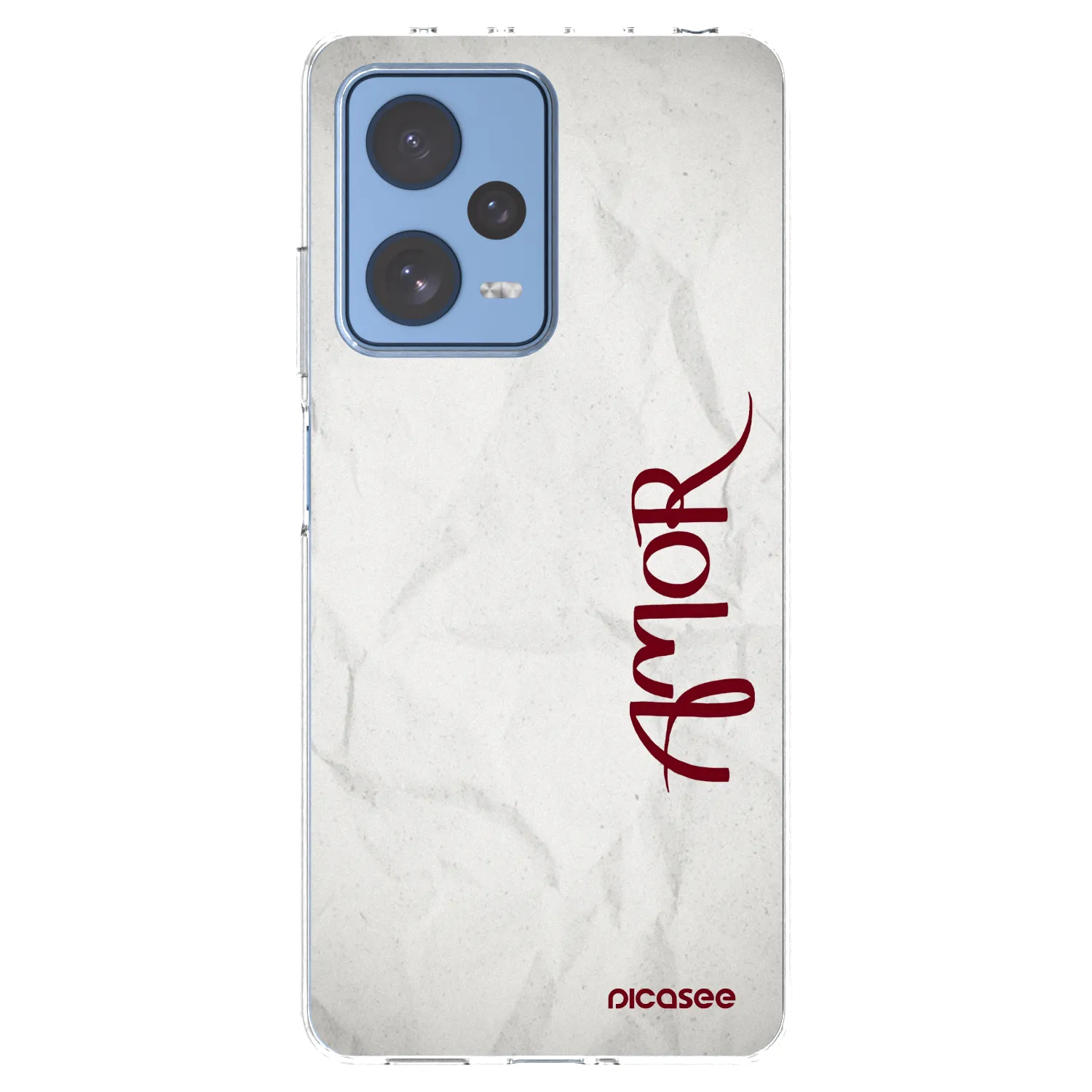 Picasee silikonska prozirna maskica za Xiaomi Redmi Note 12 Pro 5G - Amor
