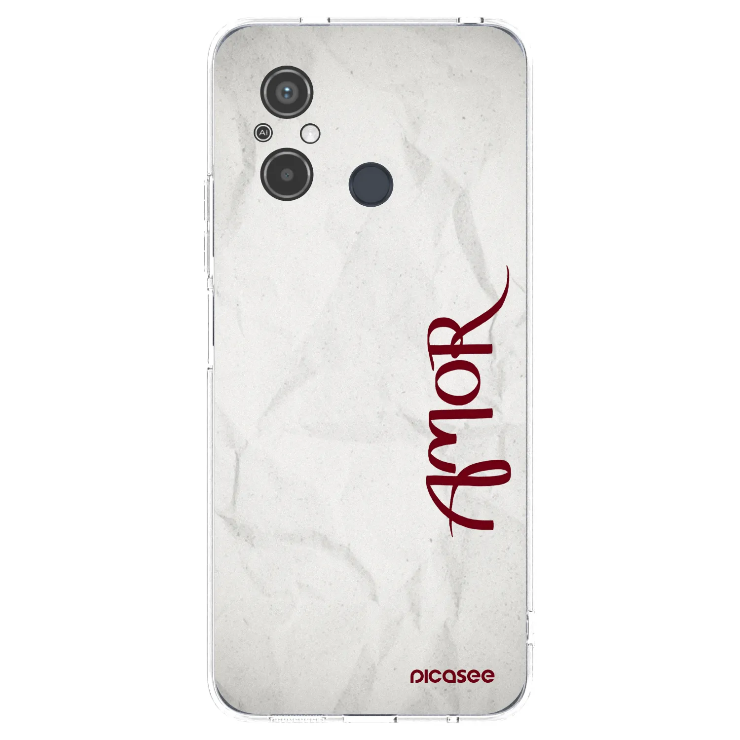 Picasee silikonska prozirna maskica za Xiaomi Redmi 12C - Amor