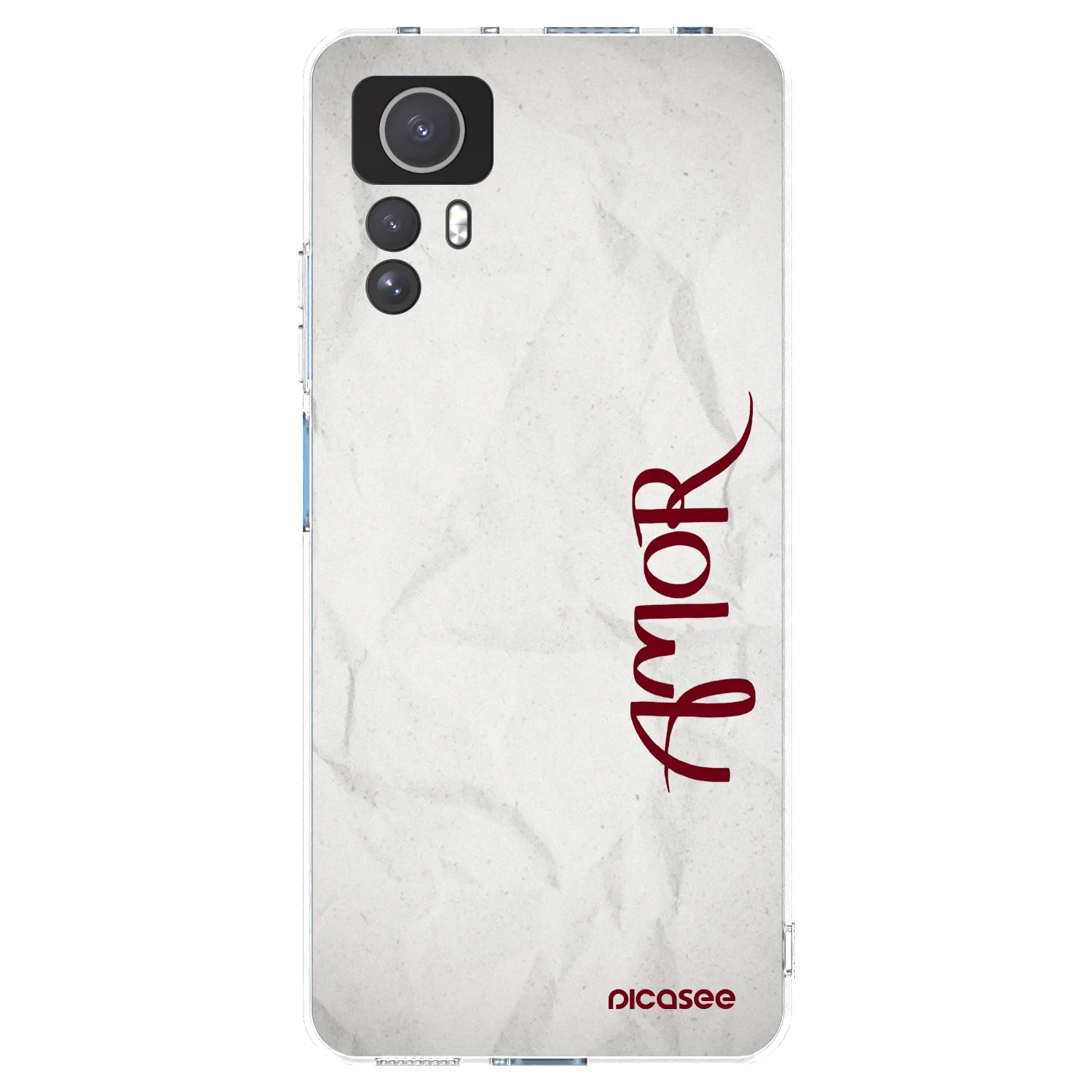 Picasee silikonska prozirna maskica za Xiaomi Redmi Note 12S - Amor