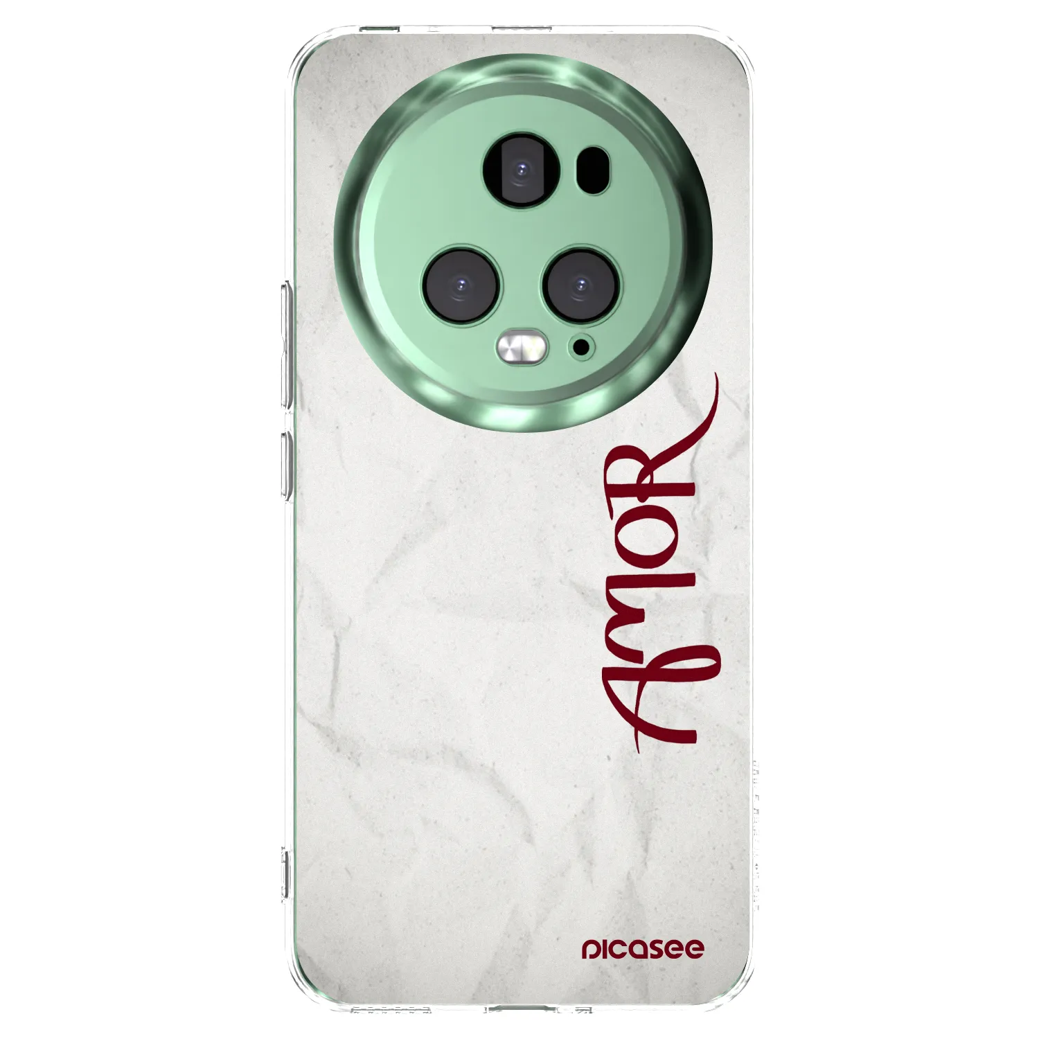 Picasee silikonska prozirna maskica za Honor Magic5 Pro - Amor