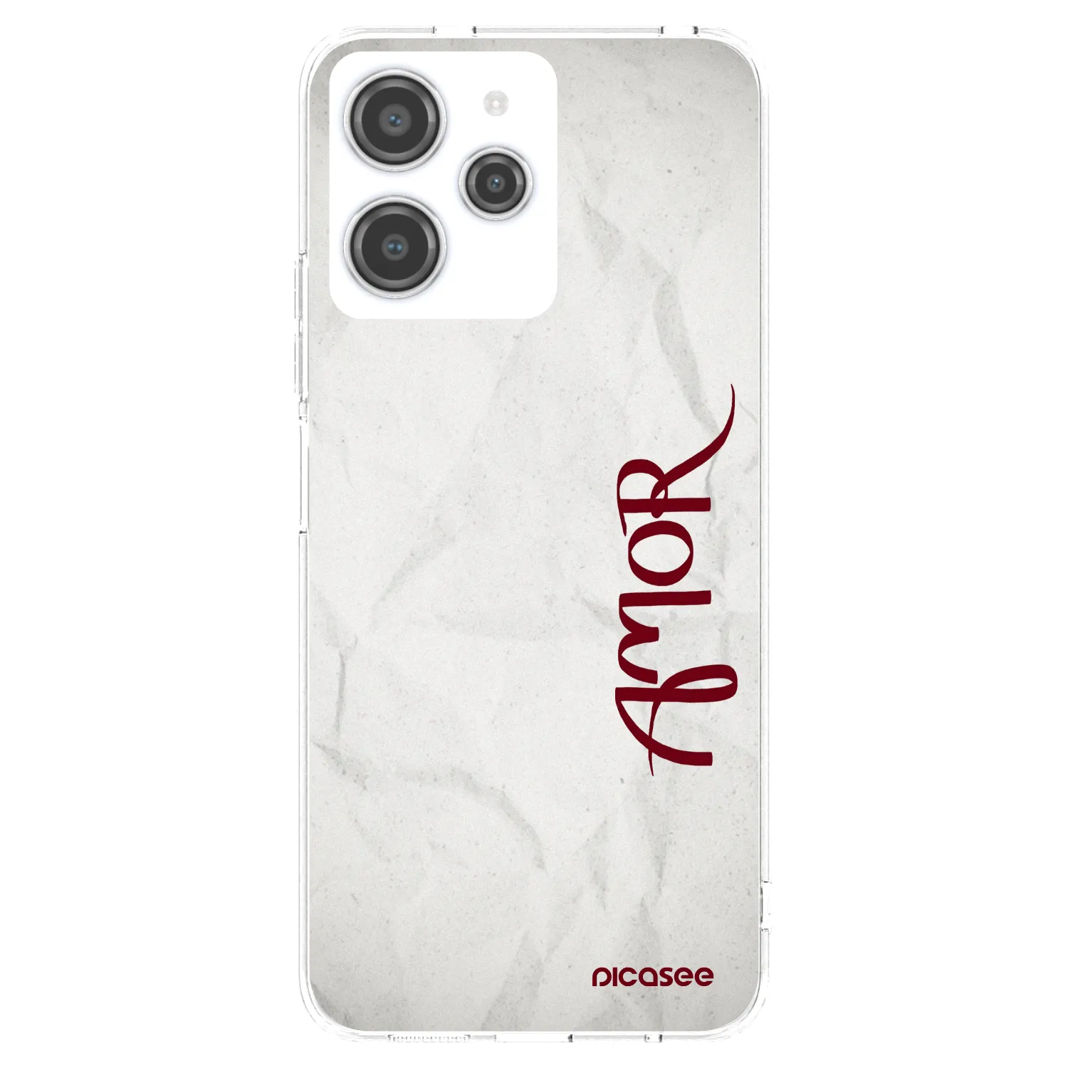 Picasee silikonska prozirna maskica za Xiaomi Redmi 12 4G - Amor