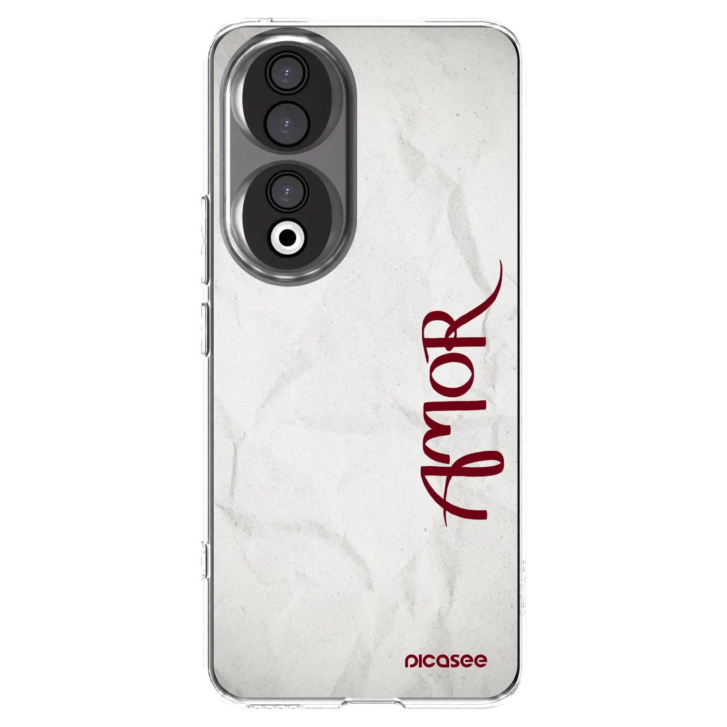 Picasee silikonska prozirna maskica za Honor 90 5G - Amor