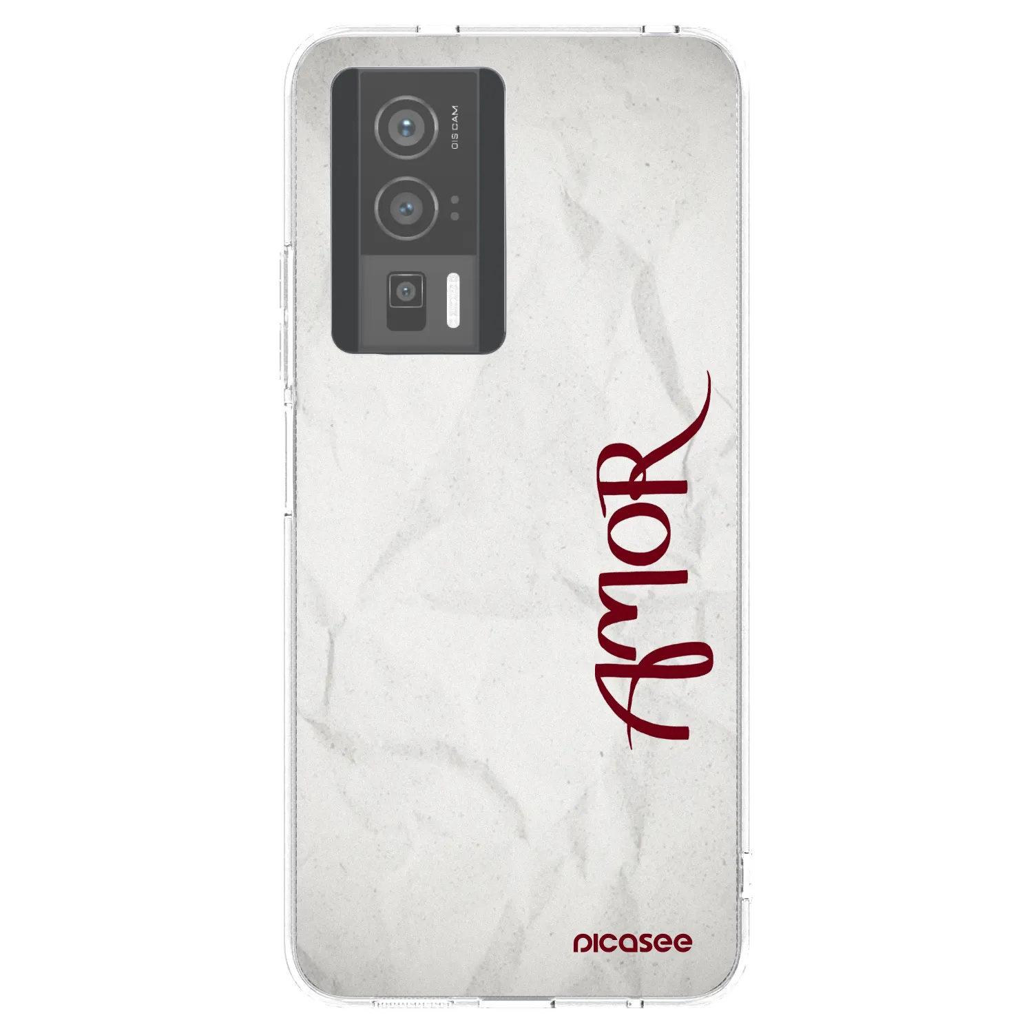 Picasee silikonska prozirna maskica za Xiaomi Poco F5 Pro 5G - Amor