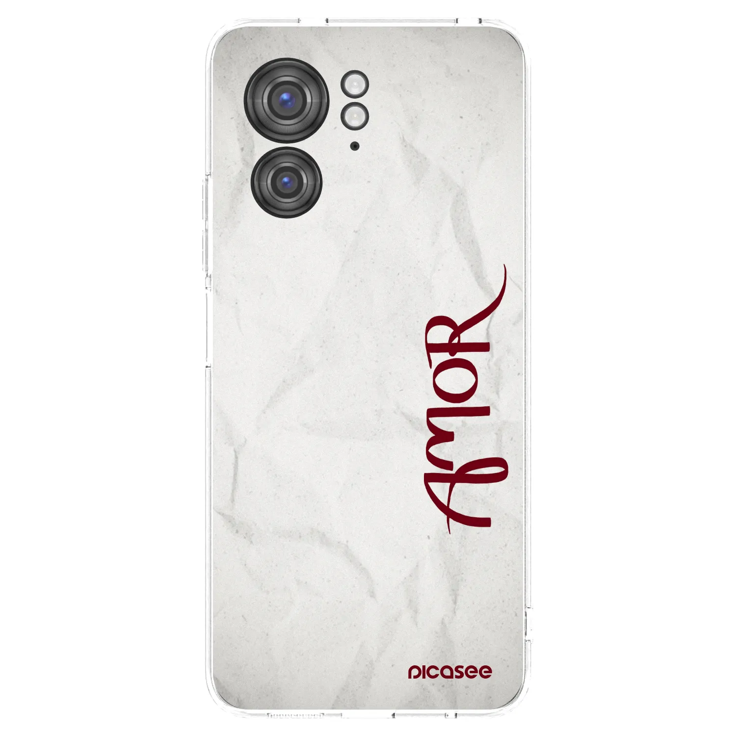 Picasee silikonska prozirna maskica za Motorola Edge 40 - Amor