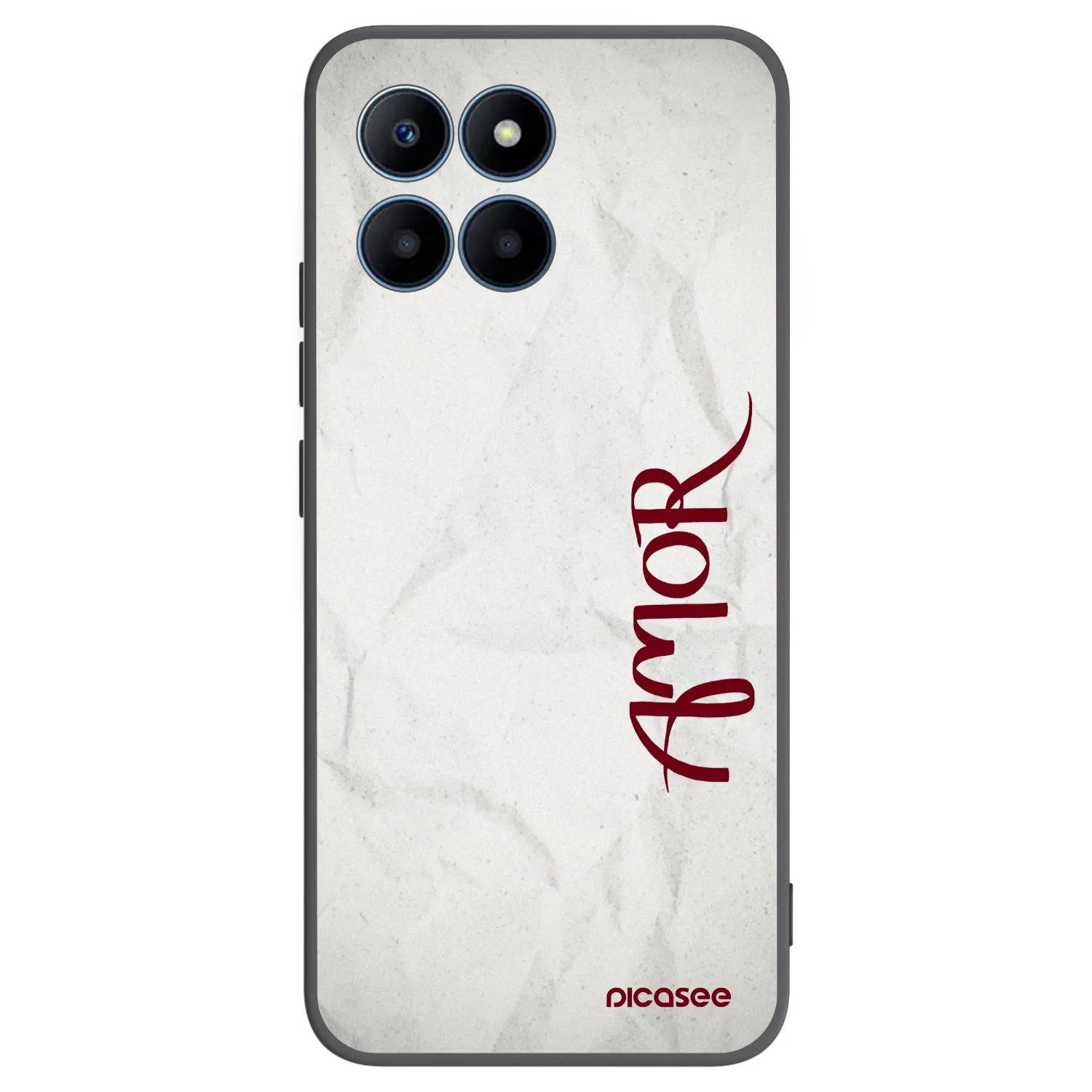 Picasee crna silikonska maskica za Honor 70 Lite - Amor