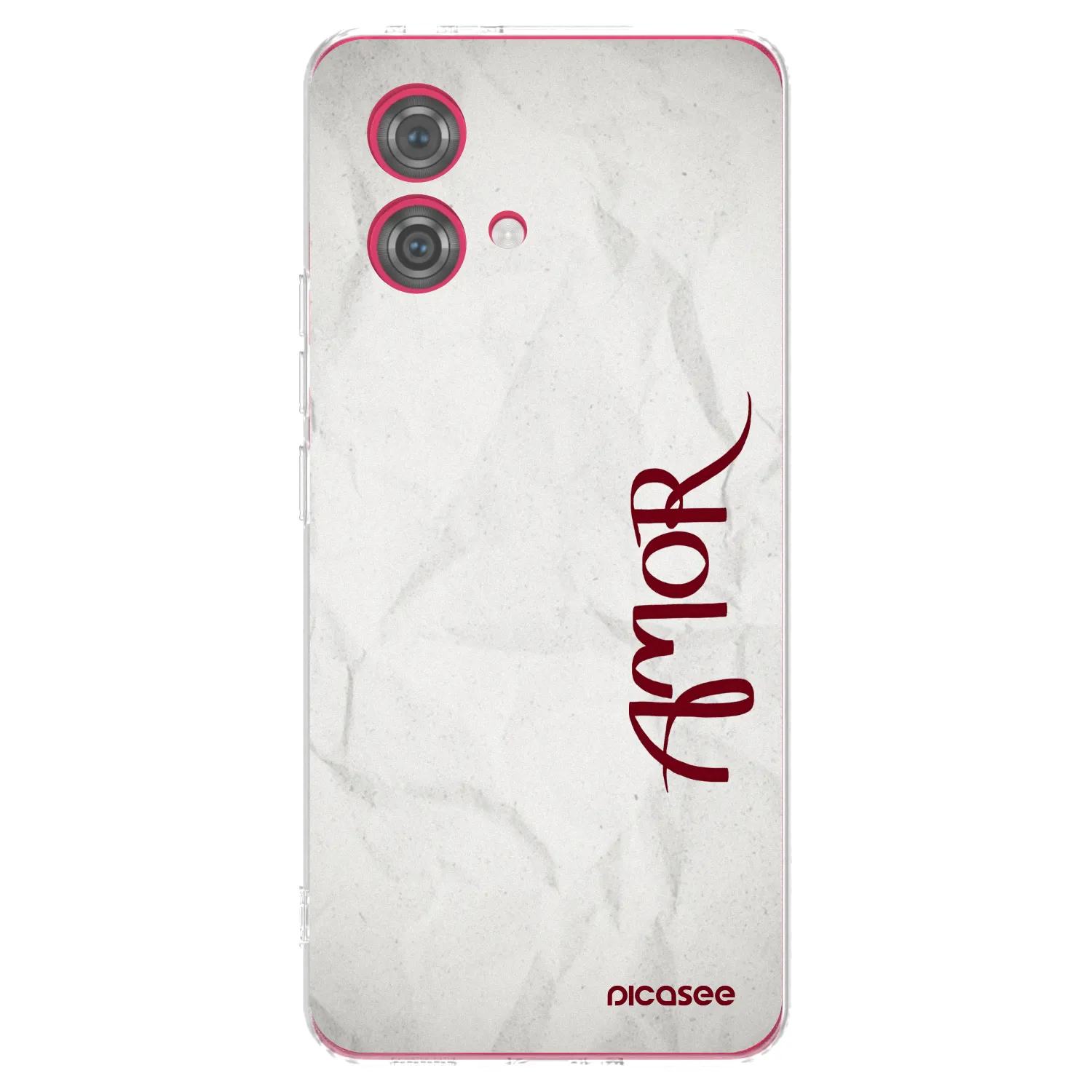 Picasee silikonska prozirna maskica za Motorola Moto G84 5G - Amor