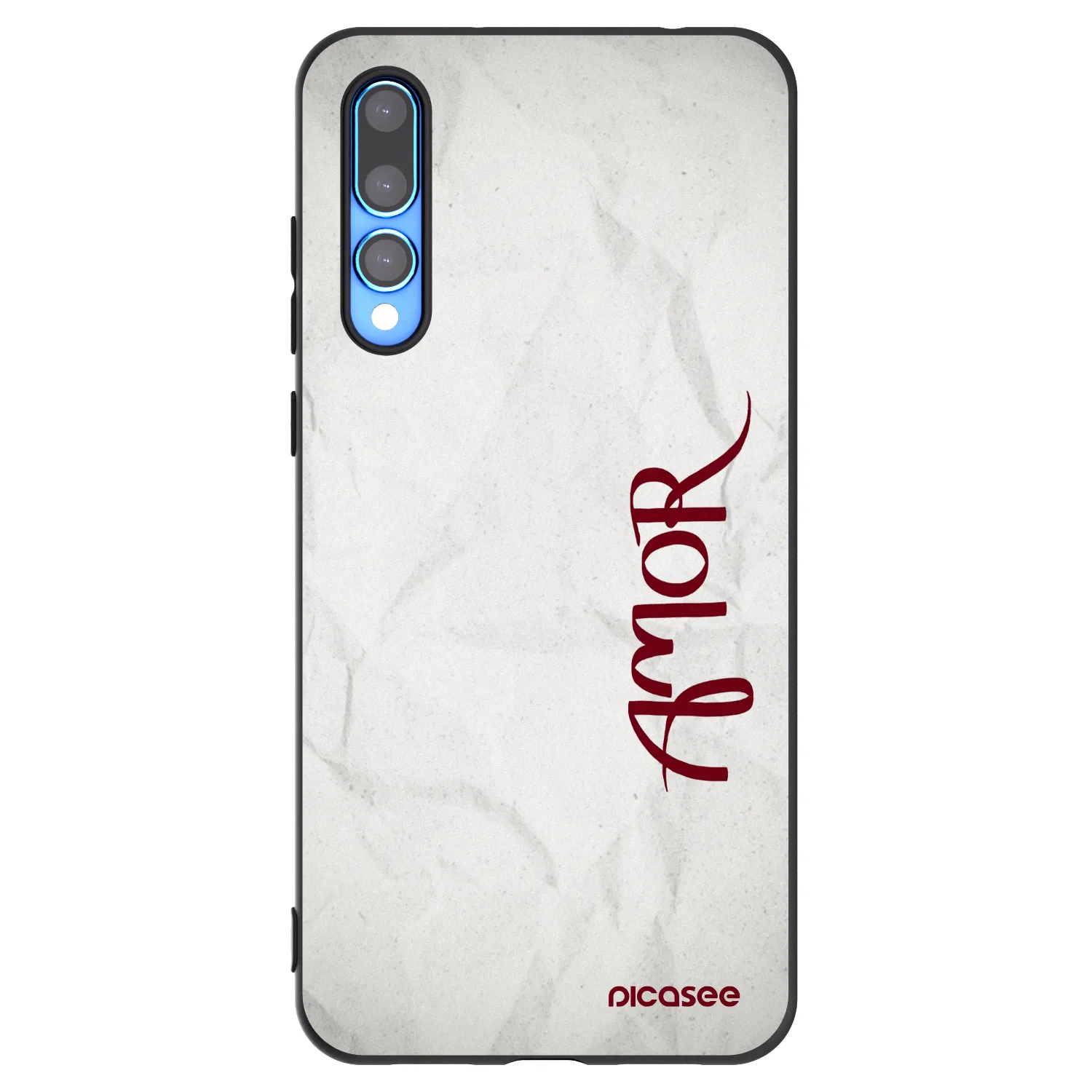 Picasee crna silikonska maskica za Huawei P20 Pro - Amor