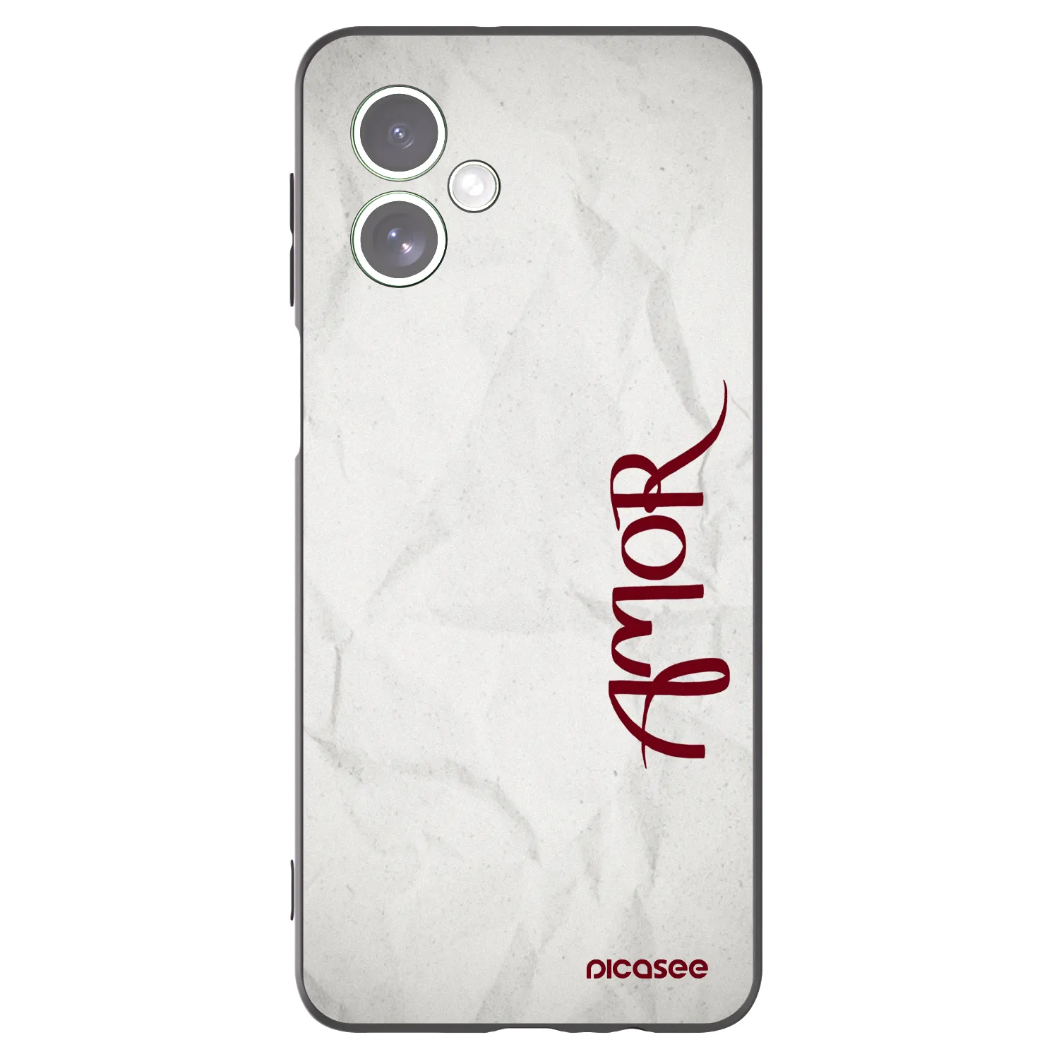 Picasee crna silikonska maskica za Motorola Moto G54 5G - Amor