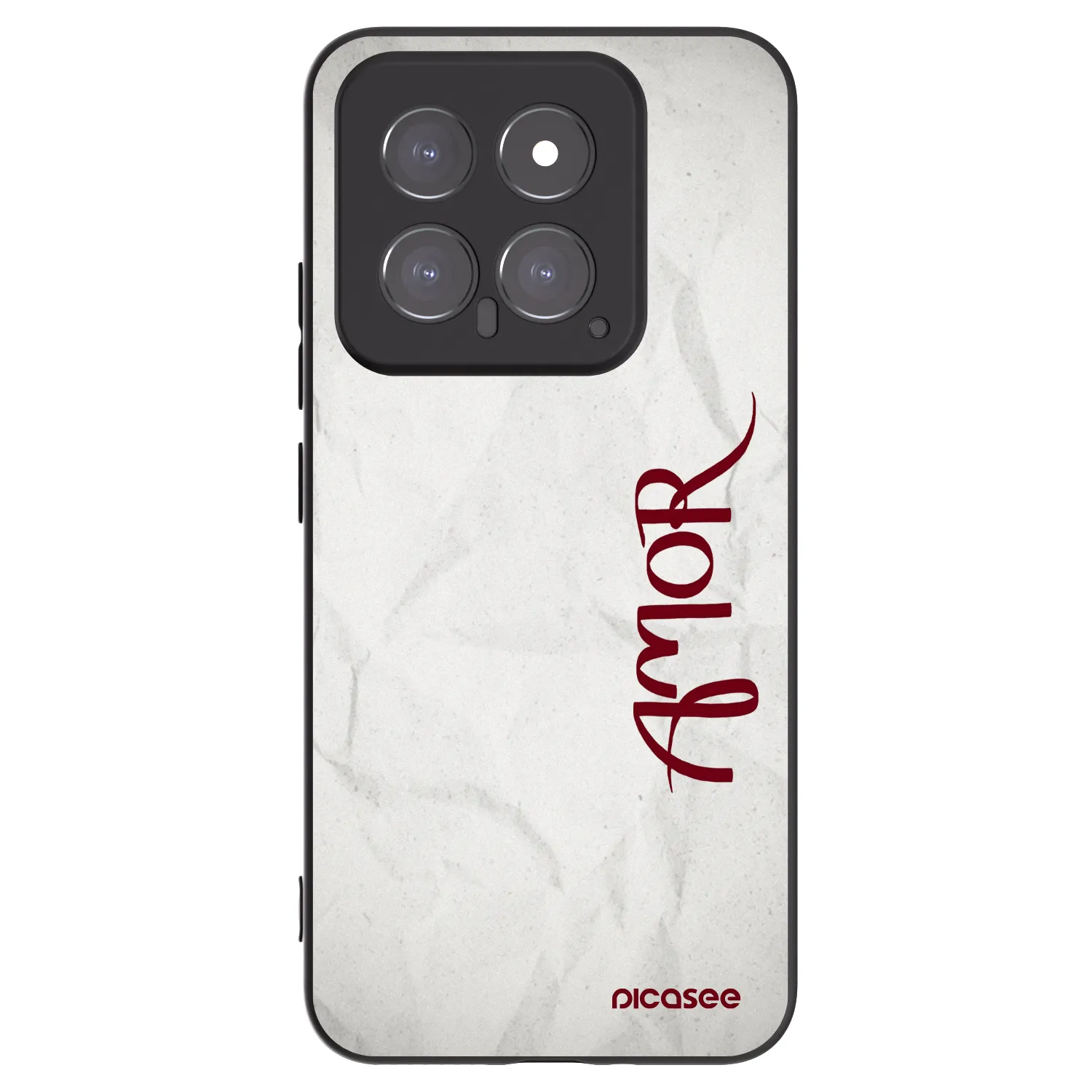 Picasee crna silikonska maskica za Xiaomi 14 - Amor