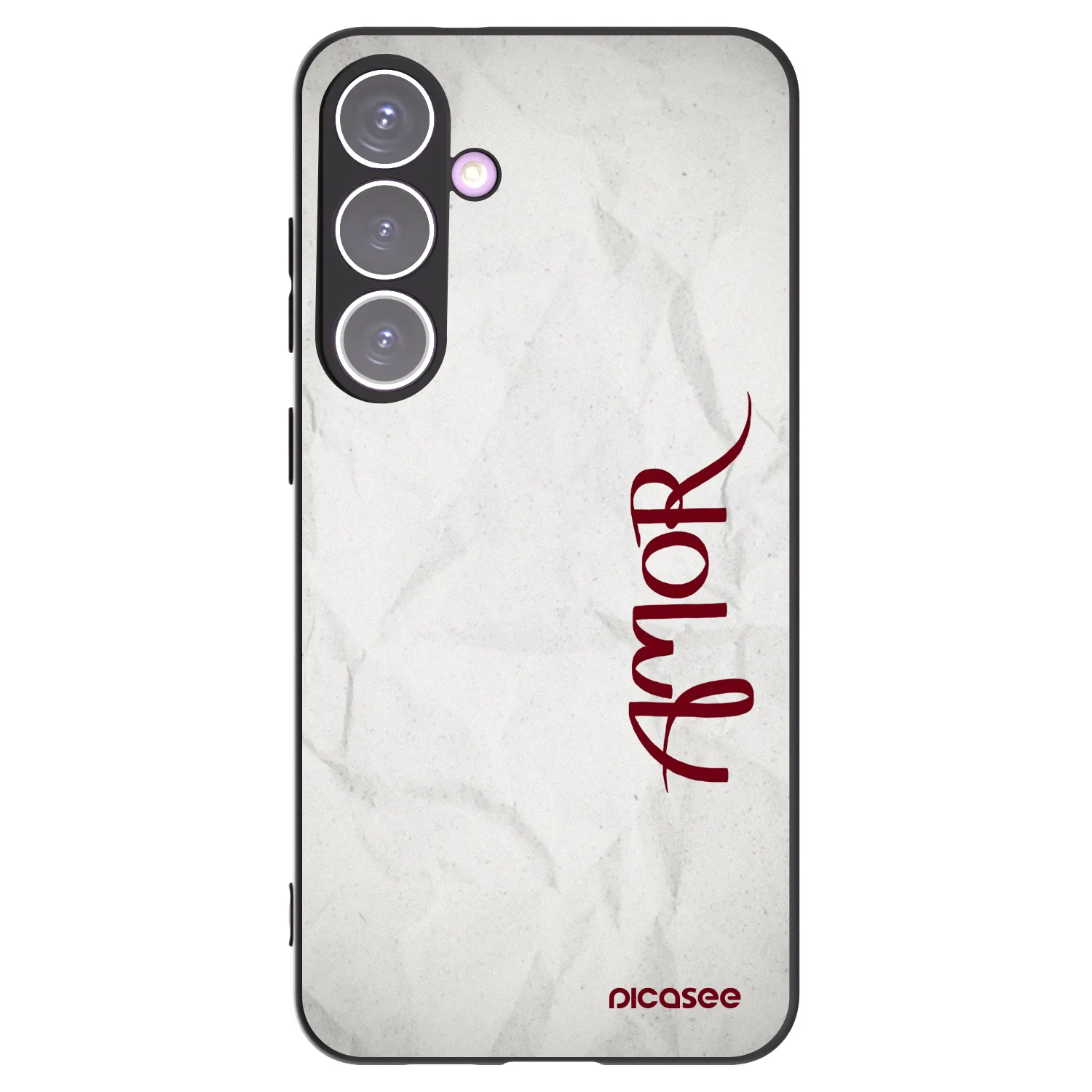 Picasee crna silikonska maskica za Samsung Galaxy S24+ S926B 5G - Amor
