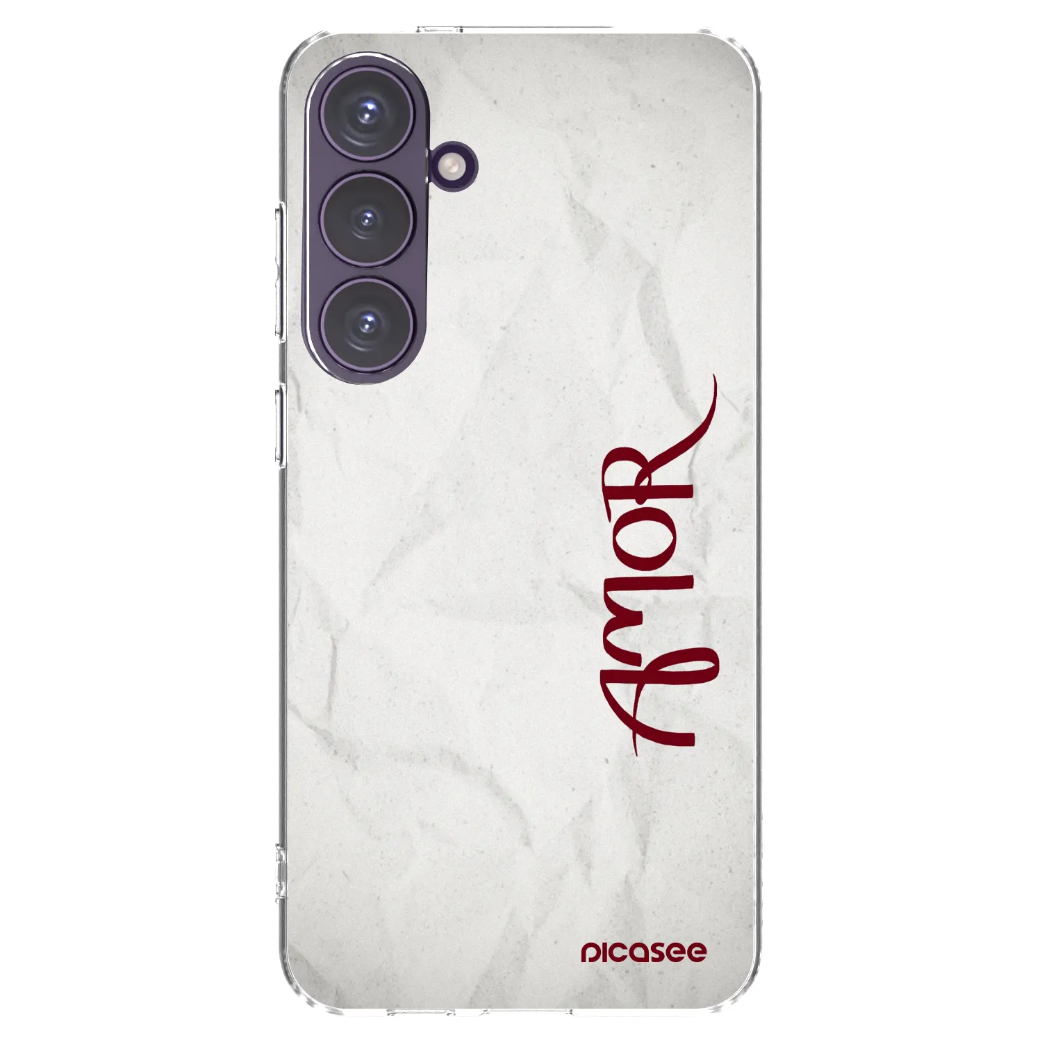 Picasee silikonska prozirna maskica za Samsung Galaxy S24+ S926B 5G - Amor