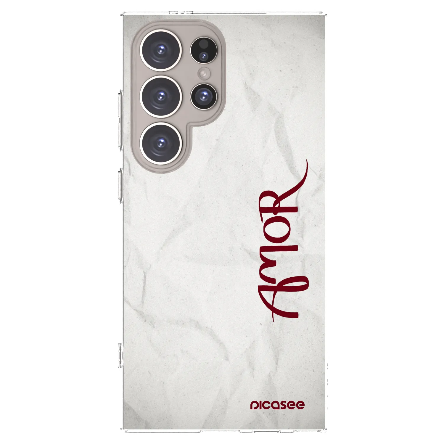 Picasee silikonska prozirna maskica za Samsung Galaxy S24 Ultra S928B 5G - Amor