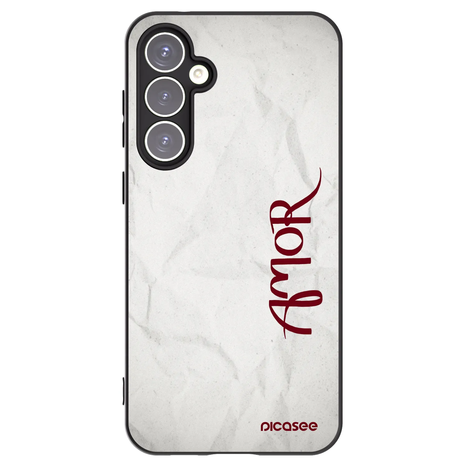 Picasee crna silikonska maskica za Samsung Galaxy S23 FE S711B - Amor