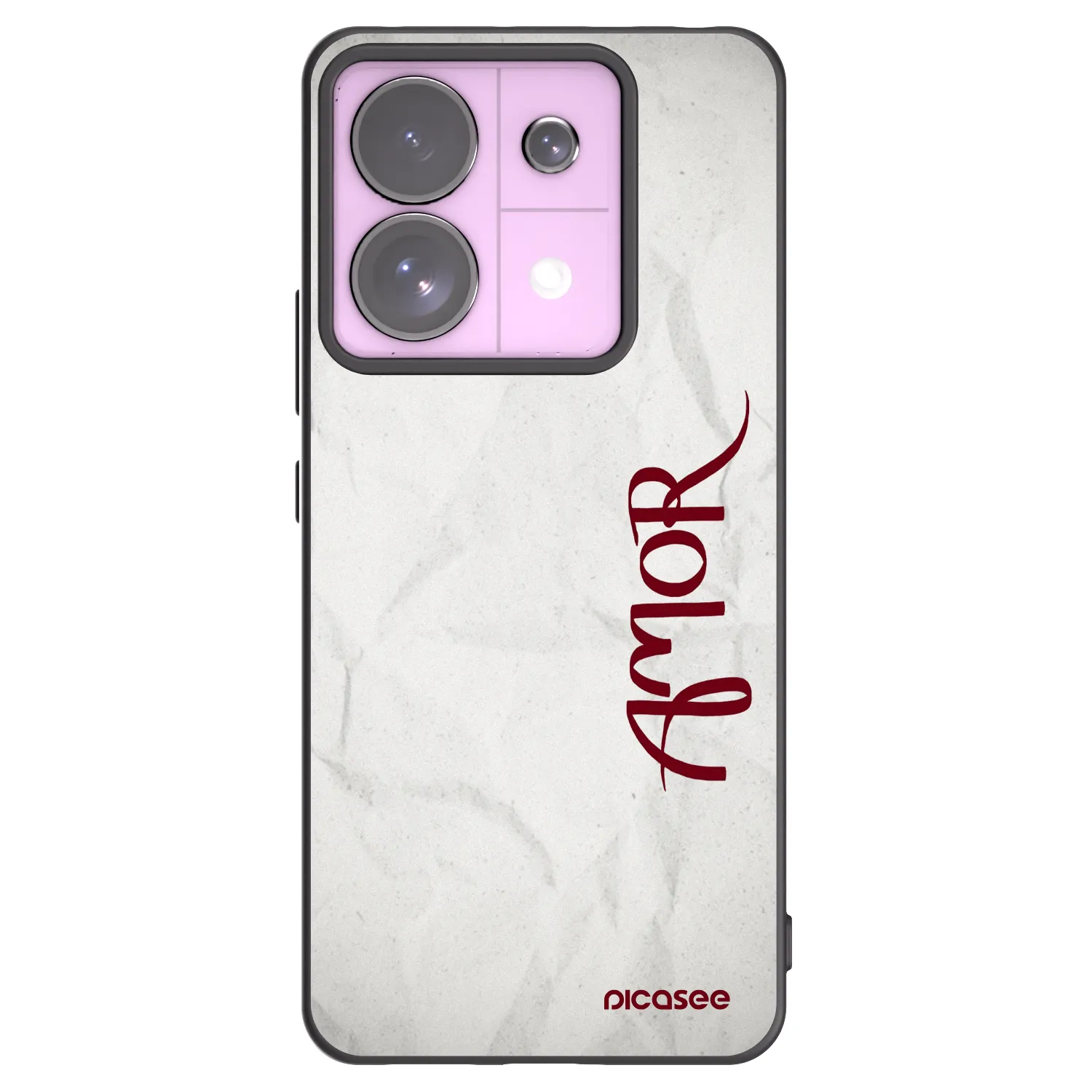 Picasee crna silikonska maskica za Xiaomi Redmi Note 13 Pro 5G - Amor