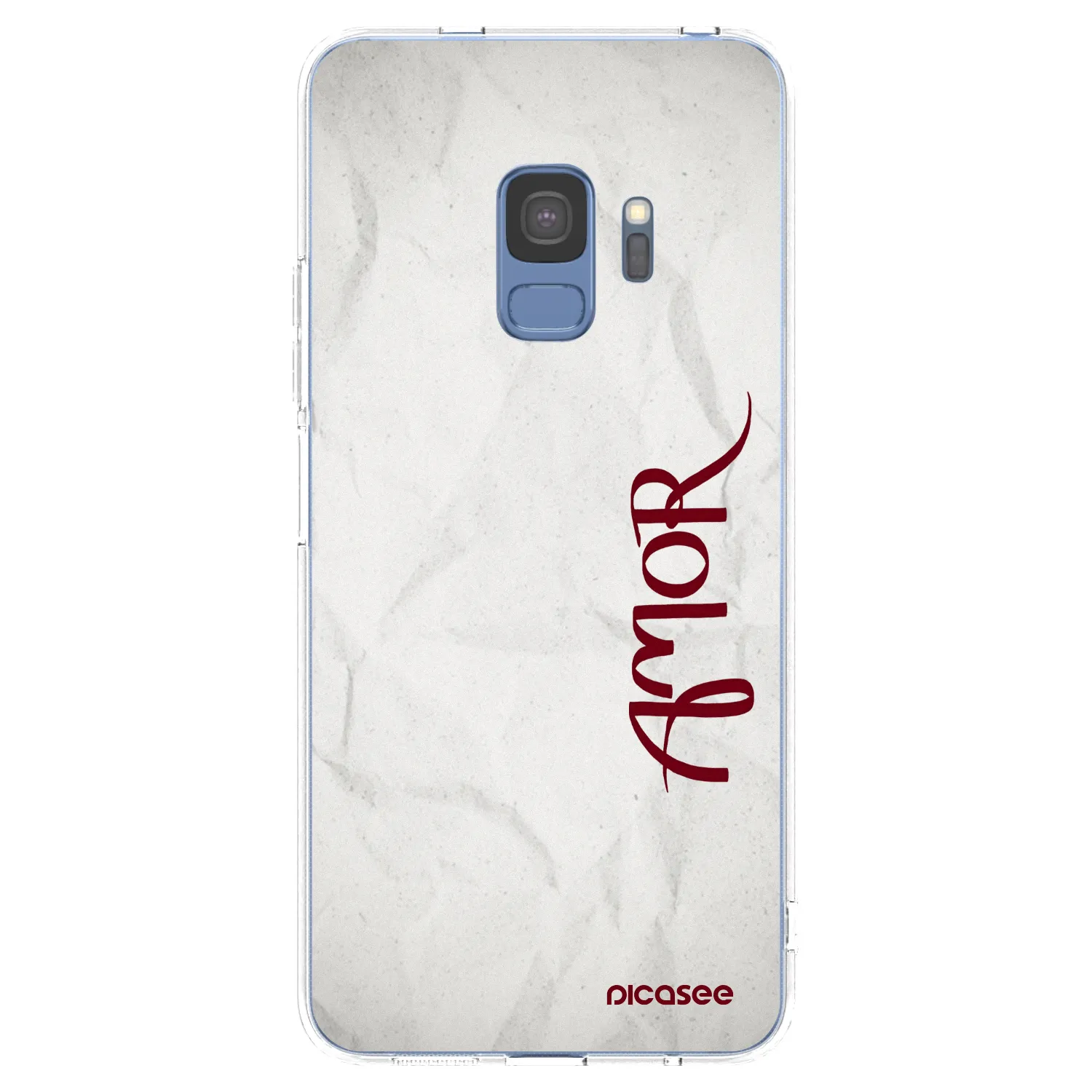 Picasee silikonska prozirna maskica za Samsung Galaxy S9 G960F - Amor