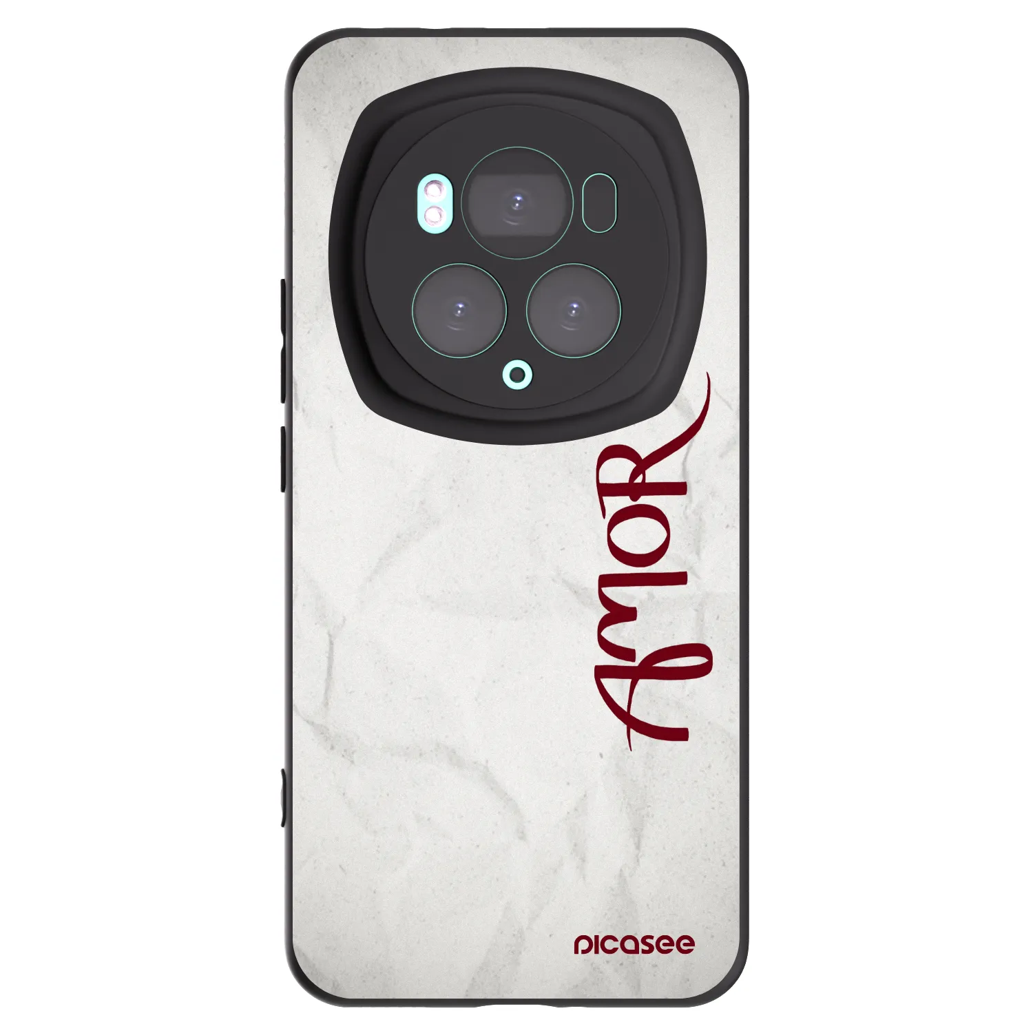 Picasee crna silikonska maskica za Honor Magic6 Pro - Amor