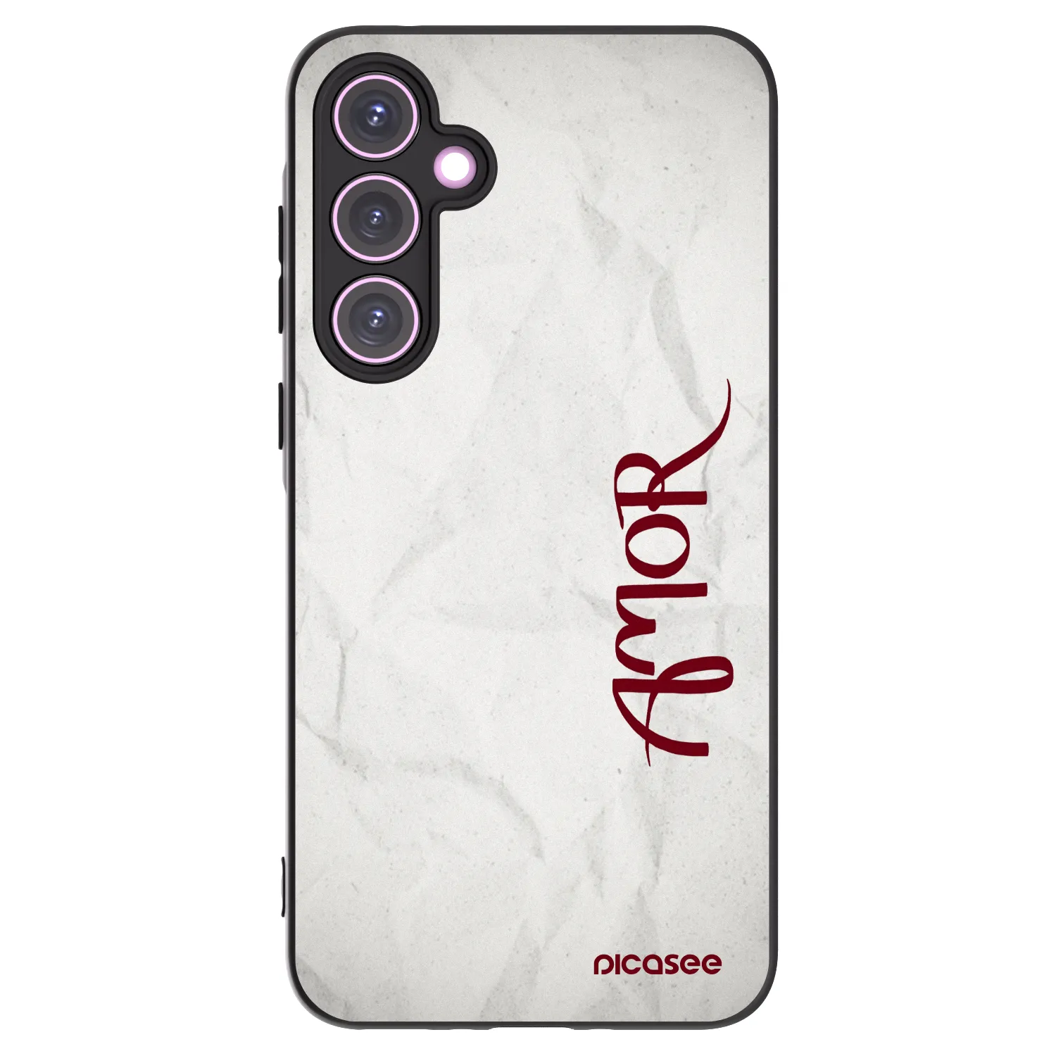Picasee crna silikonska maskica za Samsung Galaxy A35 5G A356B - Amor
