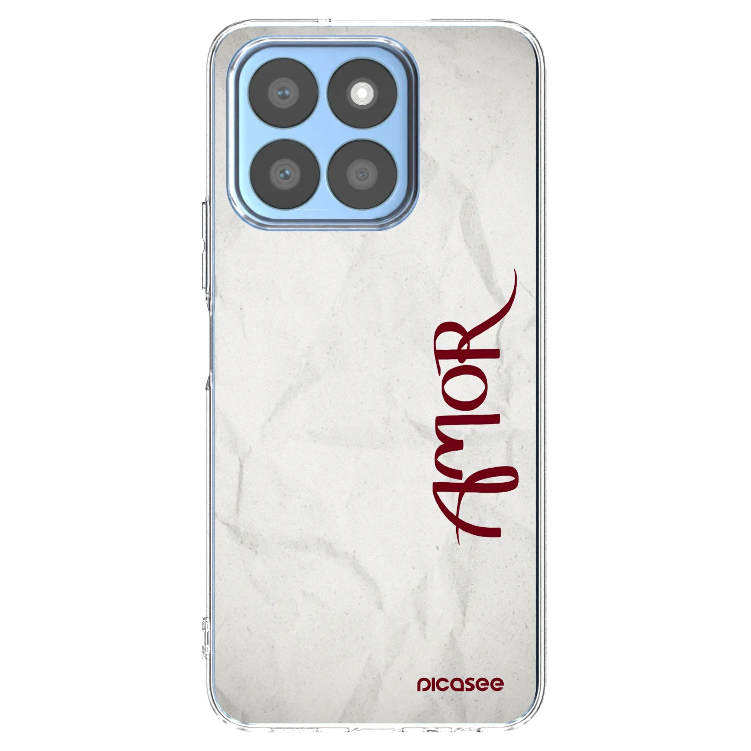 Picasee silikonska prozirna maskica za Honor X8b - Amor