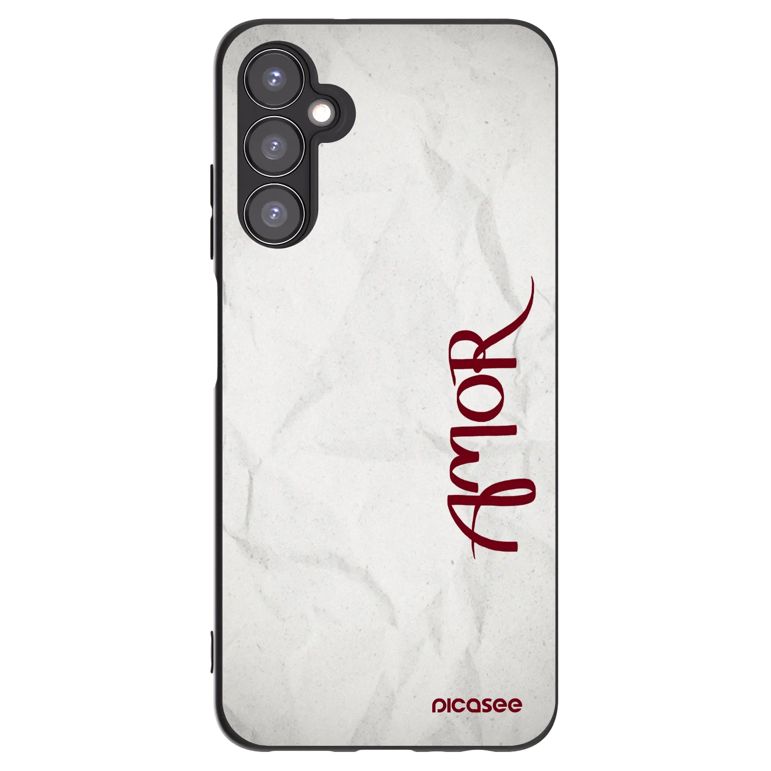 Picasee crna silikonska maskica za Samsung Galaxy A05s A057G - Amor