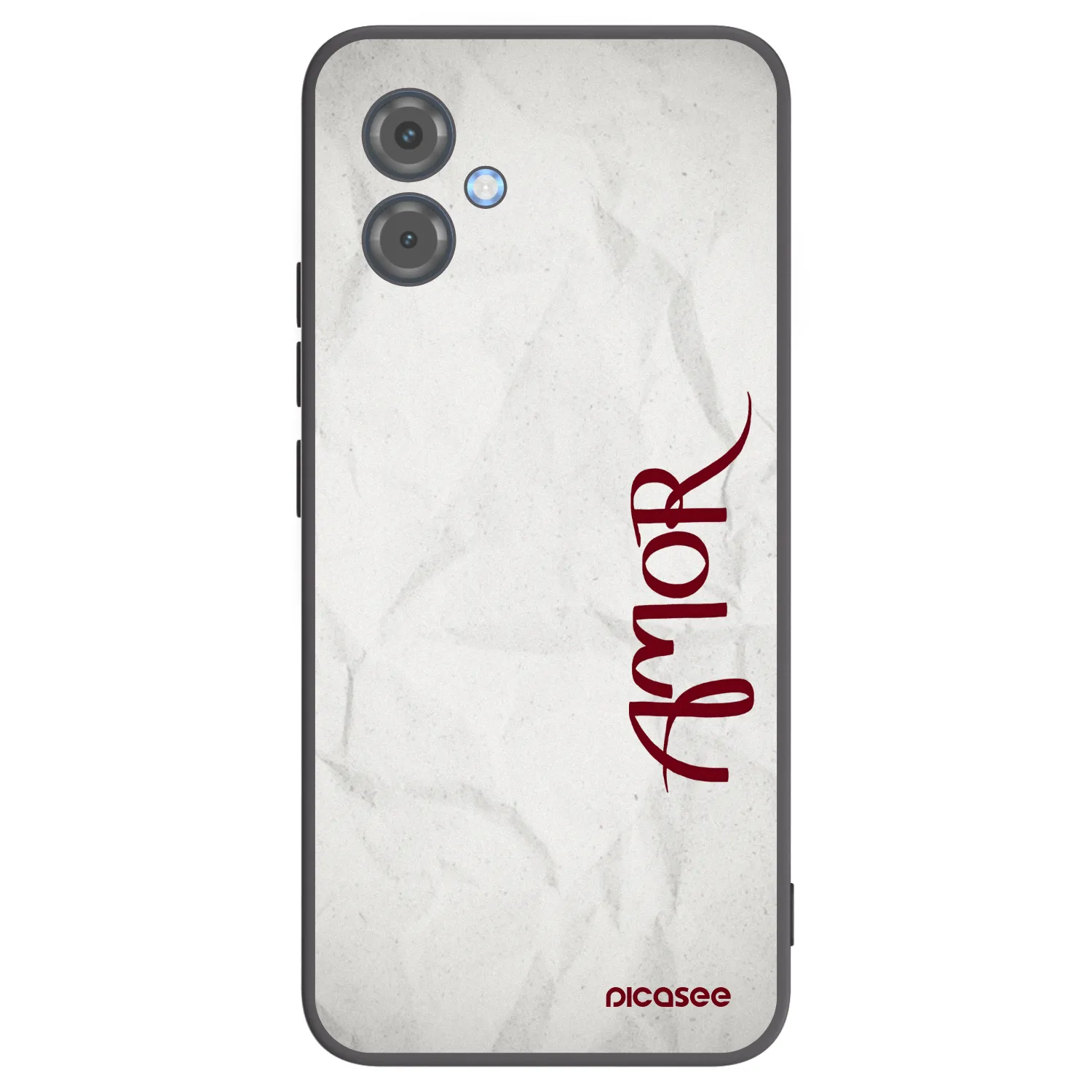 Picasee crna silikonska maskica za Motorola Moto G14 - Amor