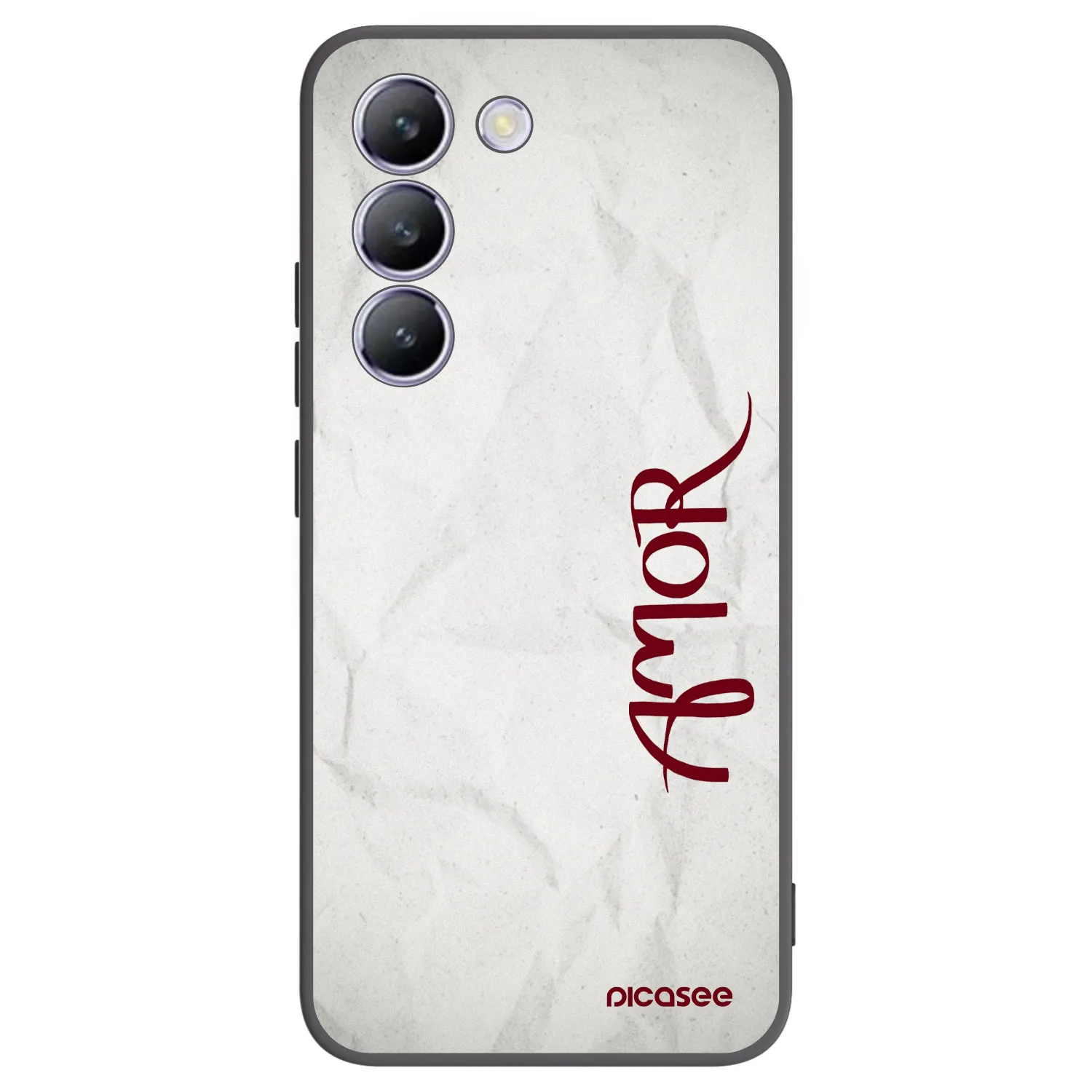 Picasee crna silikonska maskica za Vivo V40 SE 5G - Amor