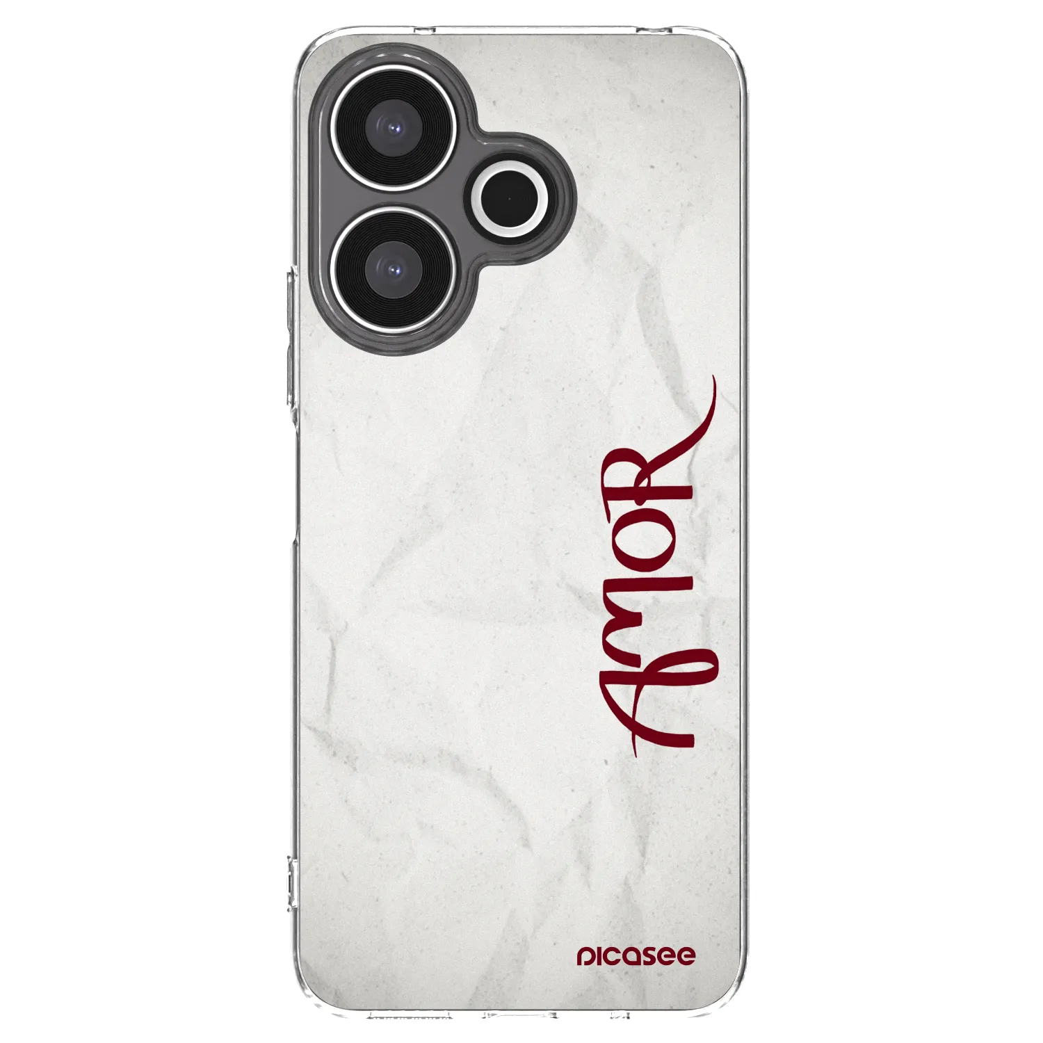 Picasee silikonska prozirna maskica za Xiaomi Redmi 13 4G - Amor