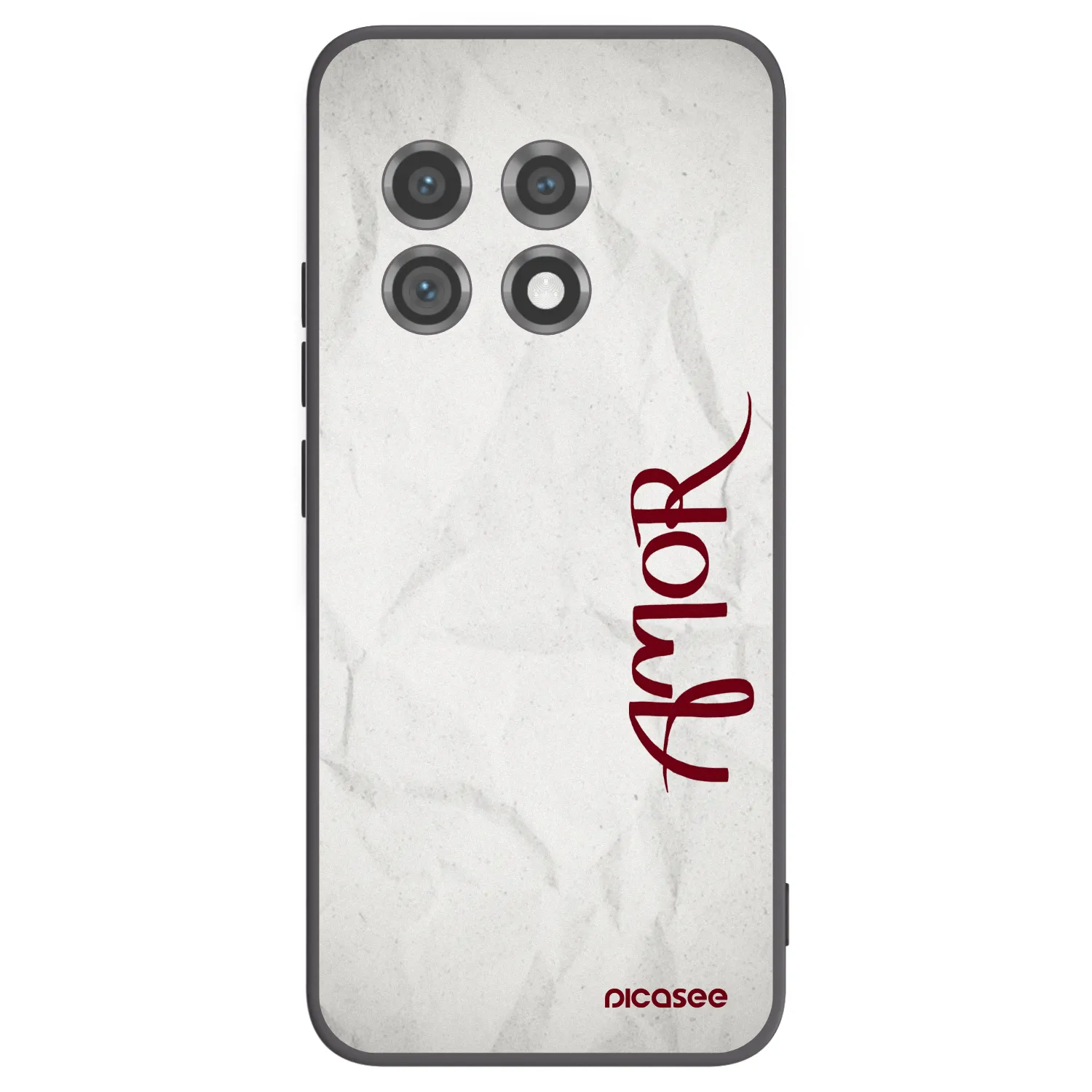Picasee crna silikonska maskica za OnePlus 11 5G - Amor