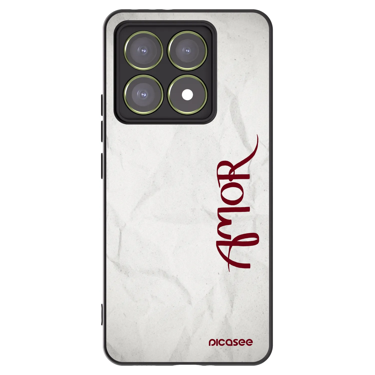 Picasee crna silikonska maskica za Xiaomi 14T - Amor