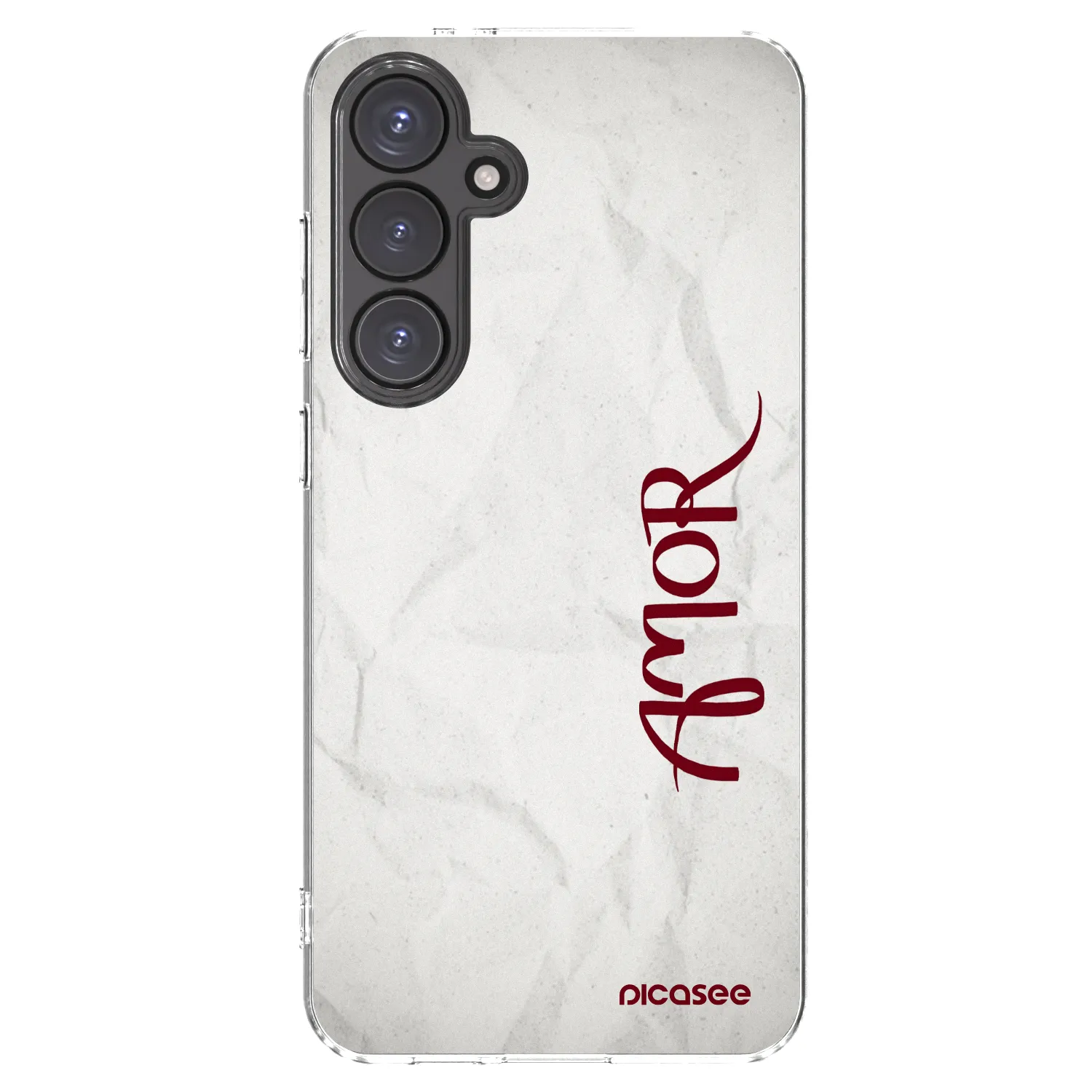Picasee silikonska prozirna maskica za Samsung Galaxy S24 FE S721B - Amor